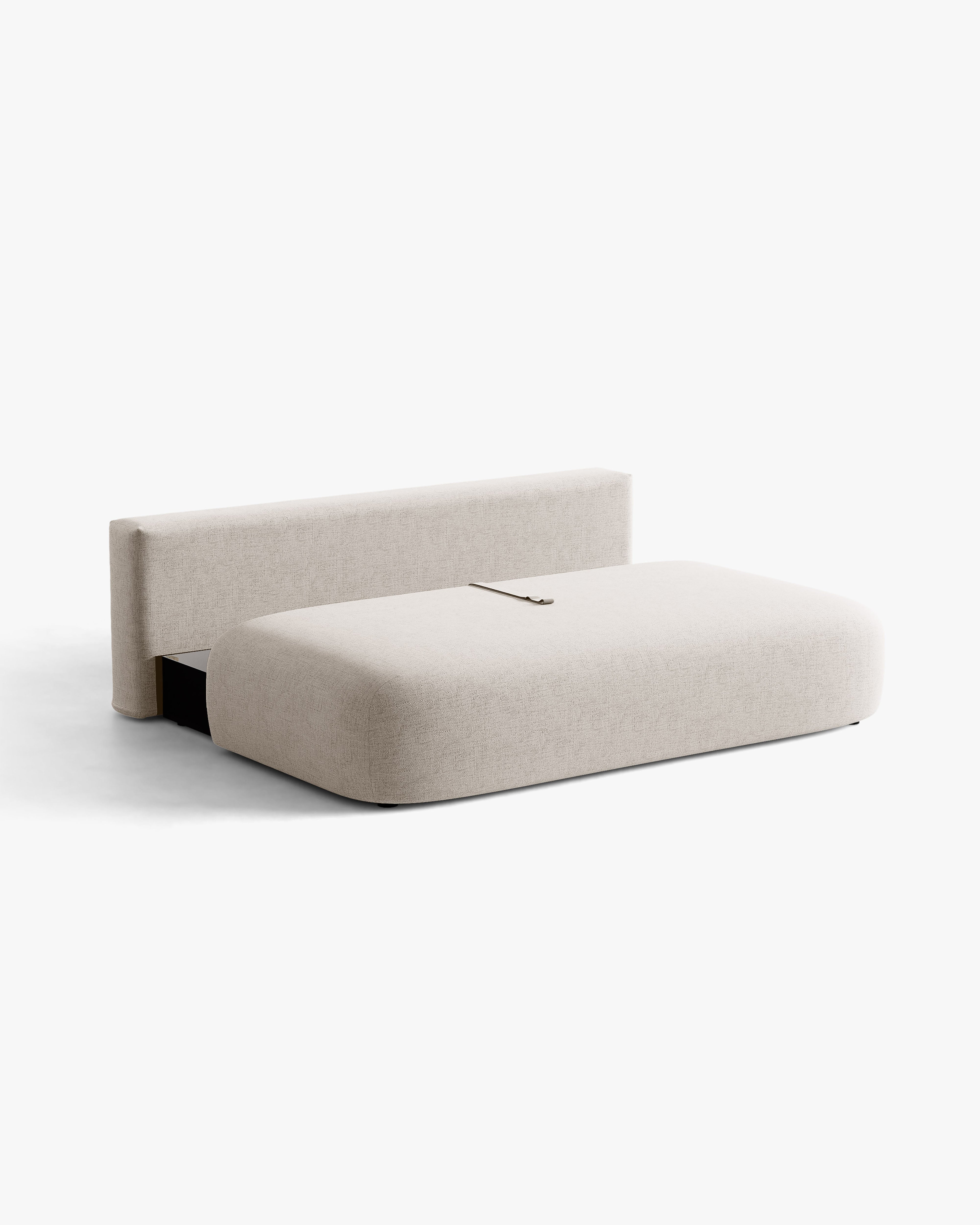 Sofa für 3 Personen mit Schlaffunktion HENA in Beige