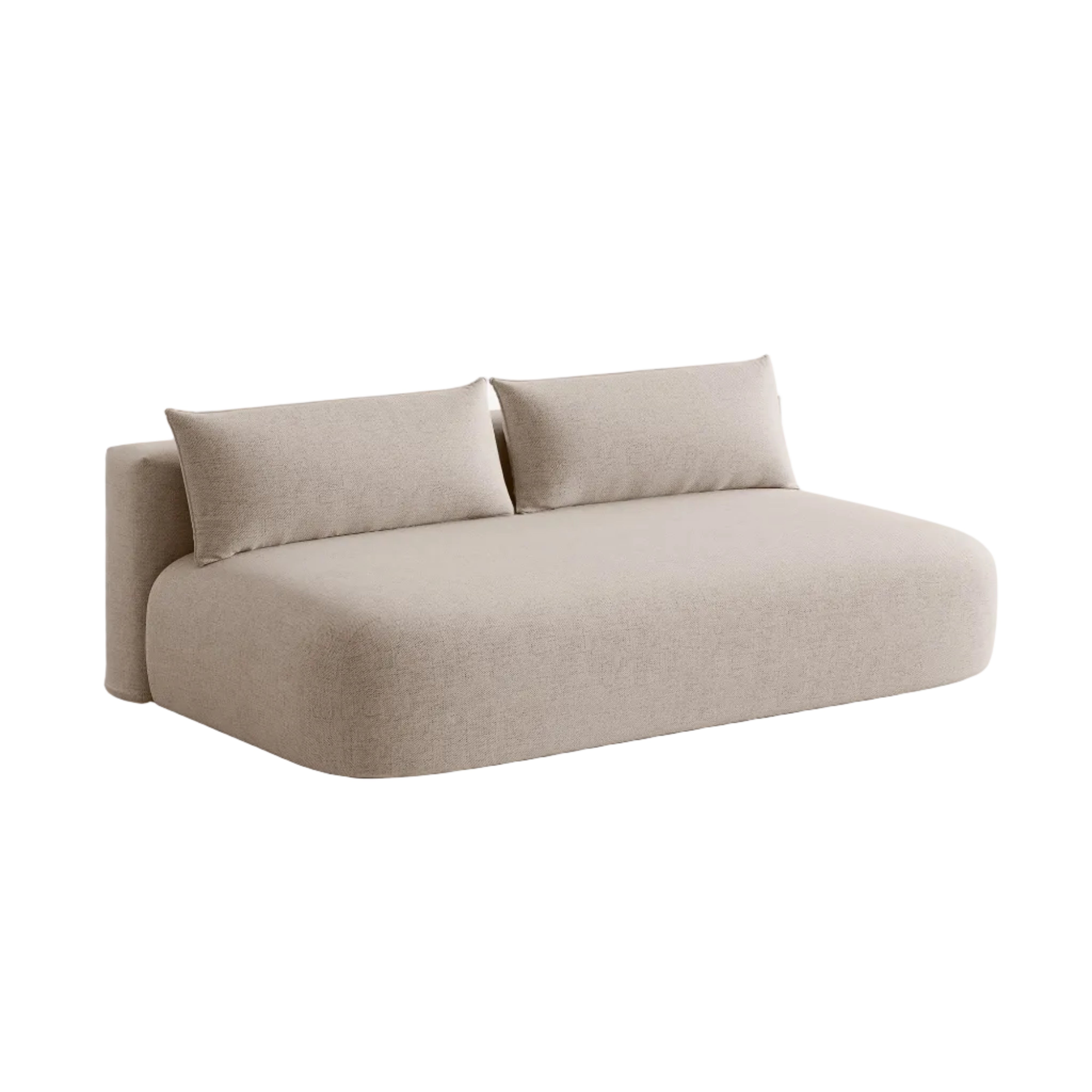 Sofa für 3 Personen mit Schlaf-Funktion HENA in Cappuccino