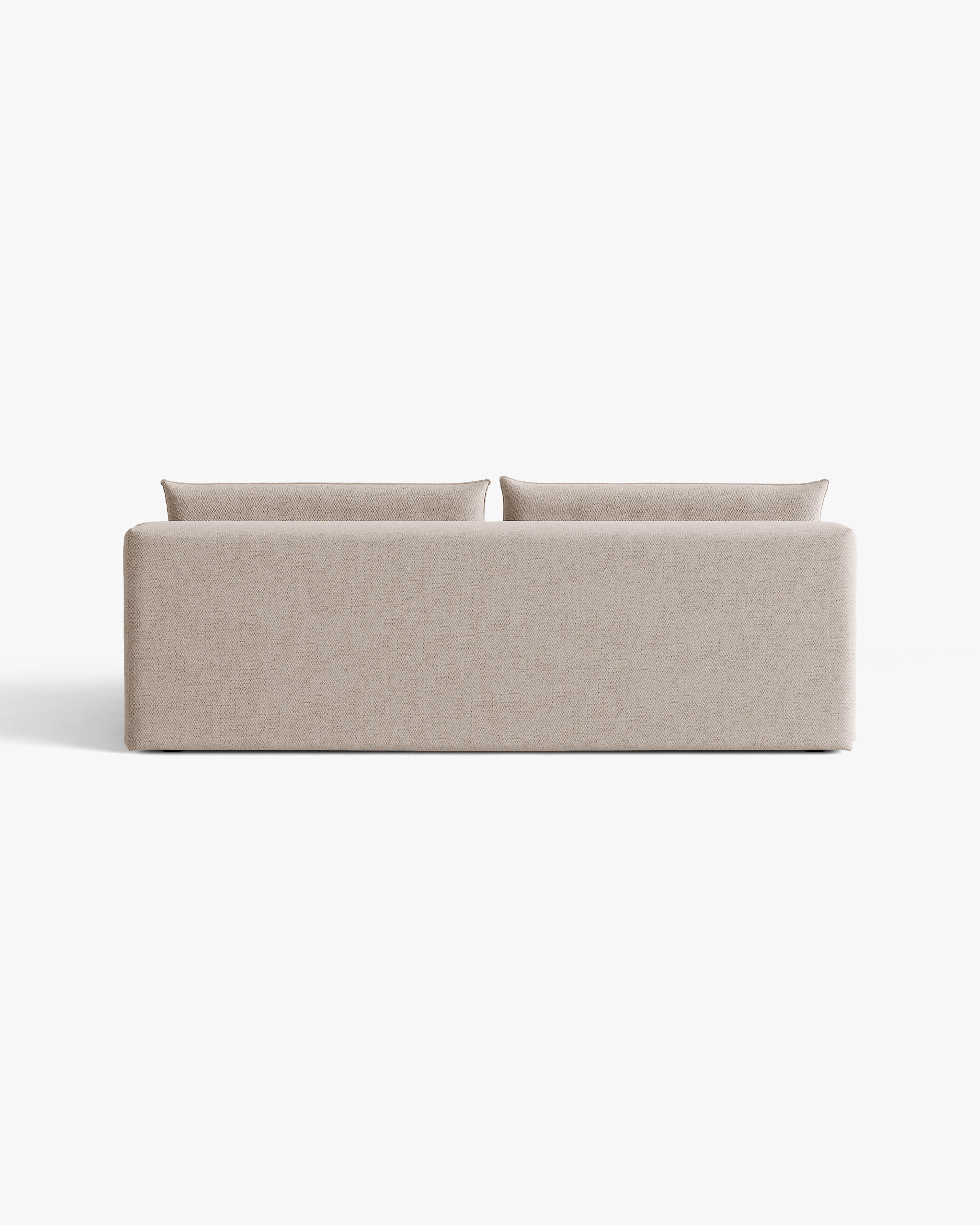 Sofa für 3 Personen mit Schlaf-Funktion HENA in Cappuccino