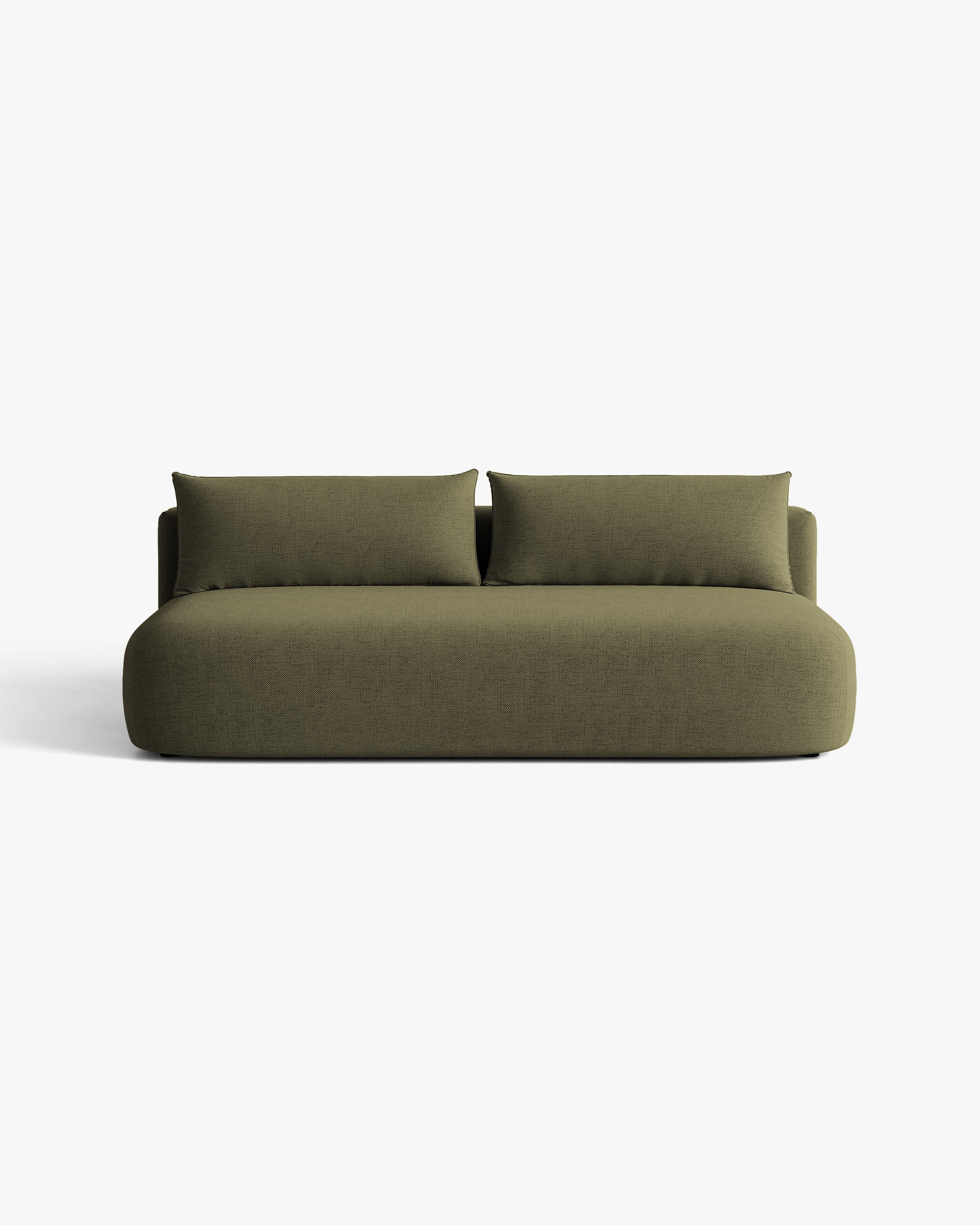 Sofa für 3 Personen mit Schlaf-Funktion HENA in Grün
