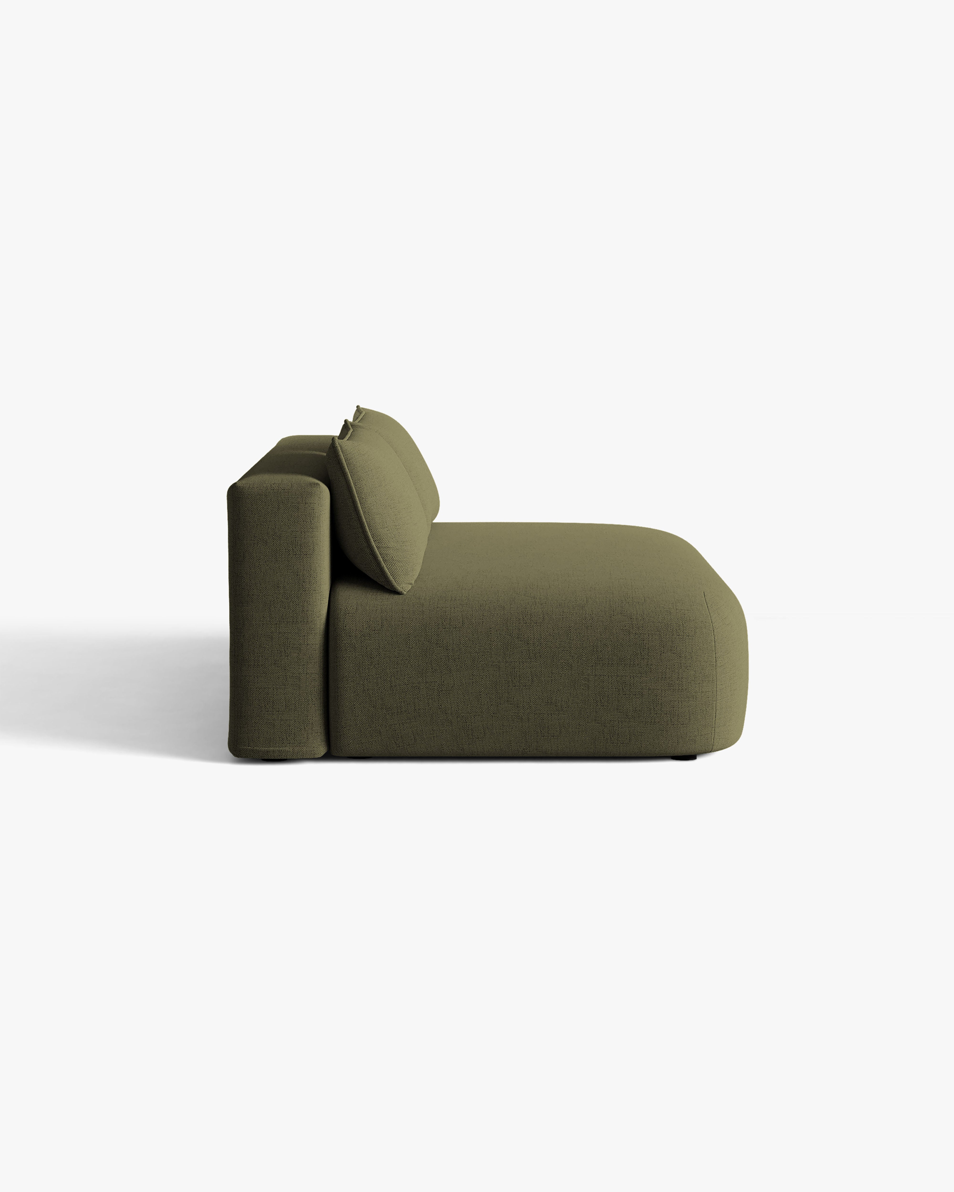 Sofa für 3 Personen mit Schlaf-Funktion HENA in Grün