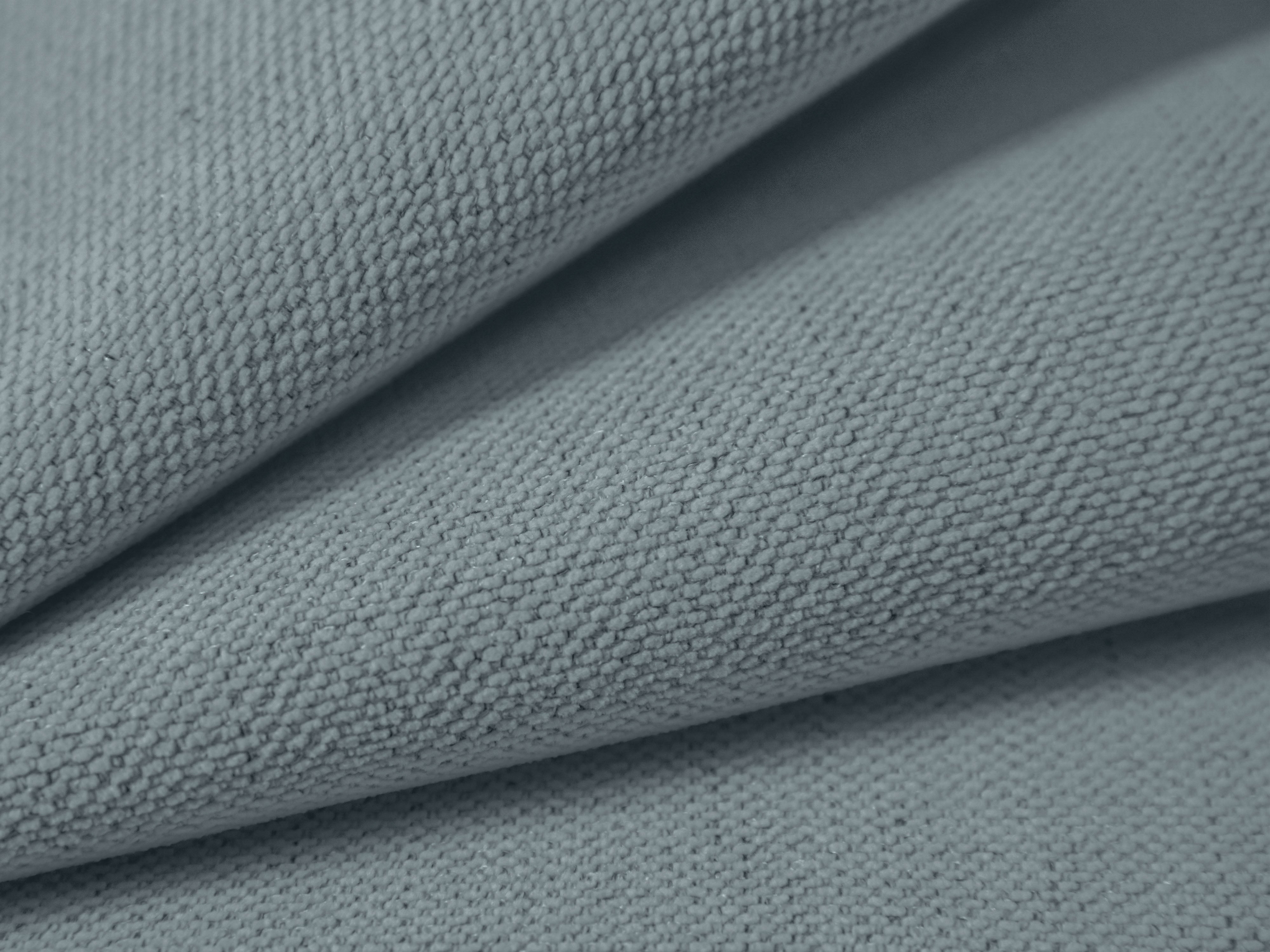 Sofa 3-Sitzer mit Schlaf-Funktion VICTOR hellblaues Chenille