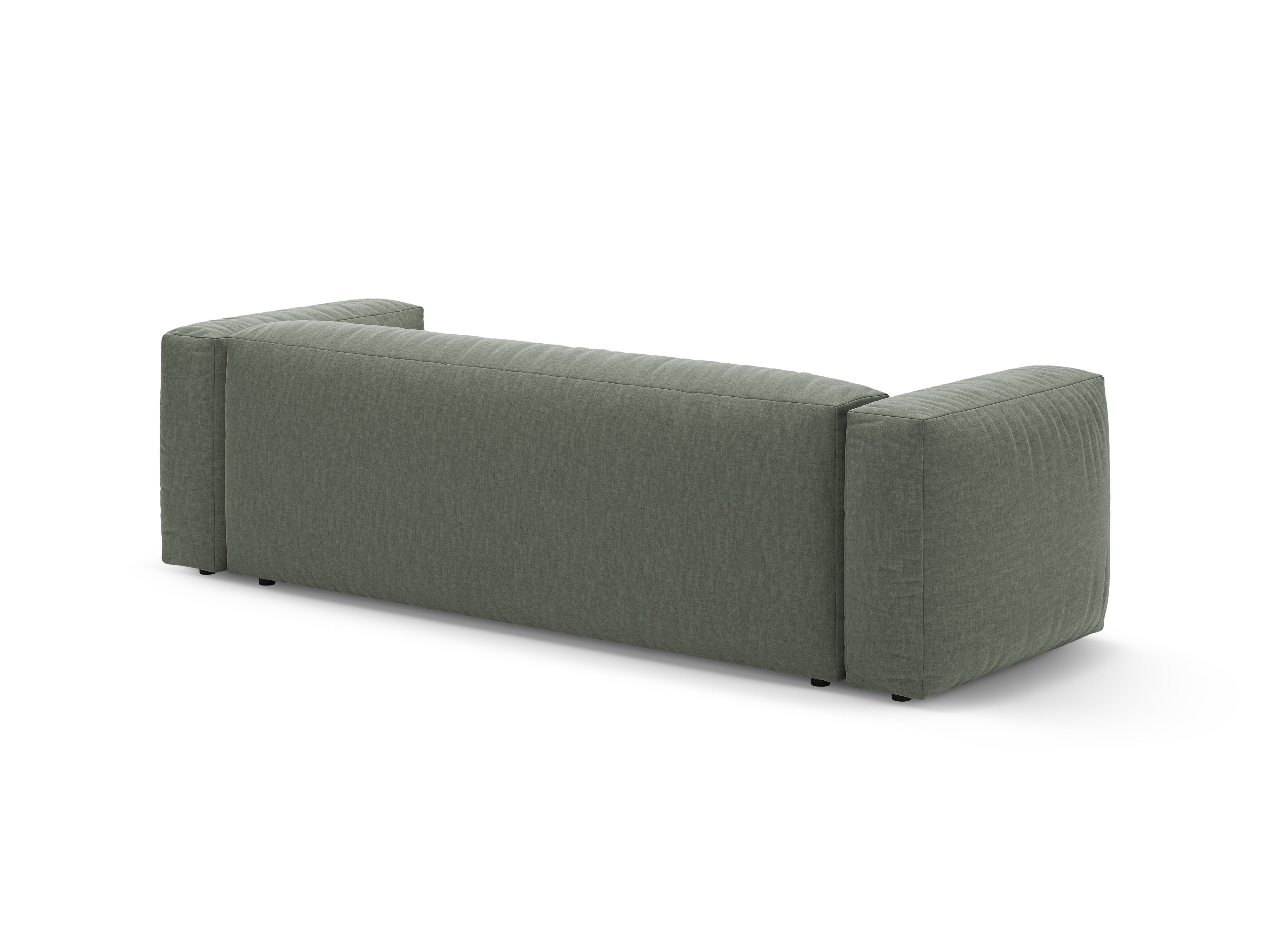 Sofa 3-osobowa z funkcją spania MARTINA zielony mech – Micadoni