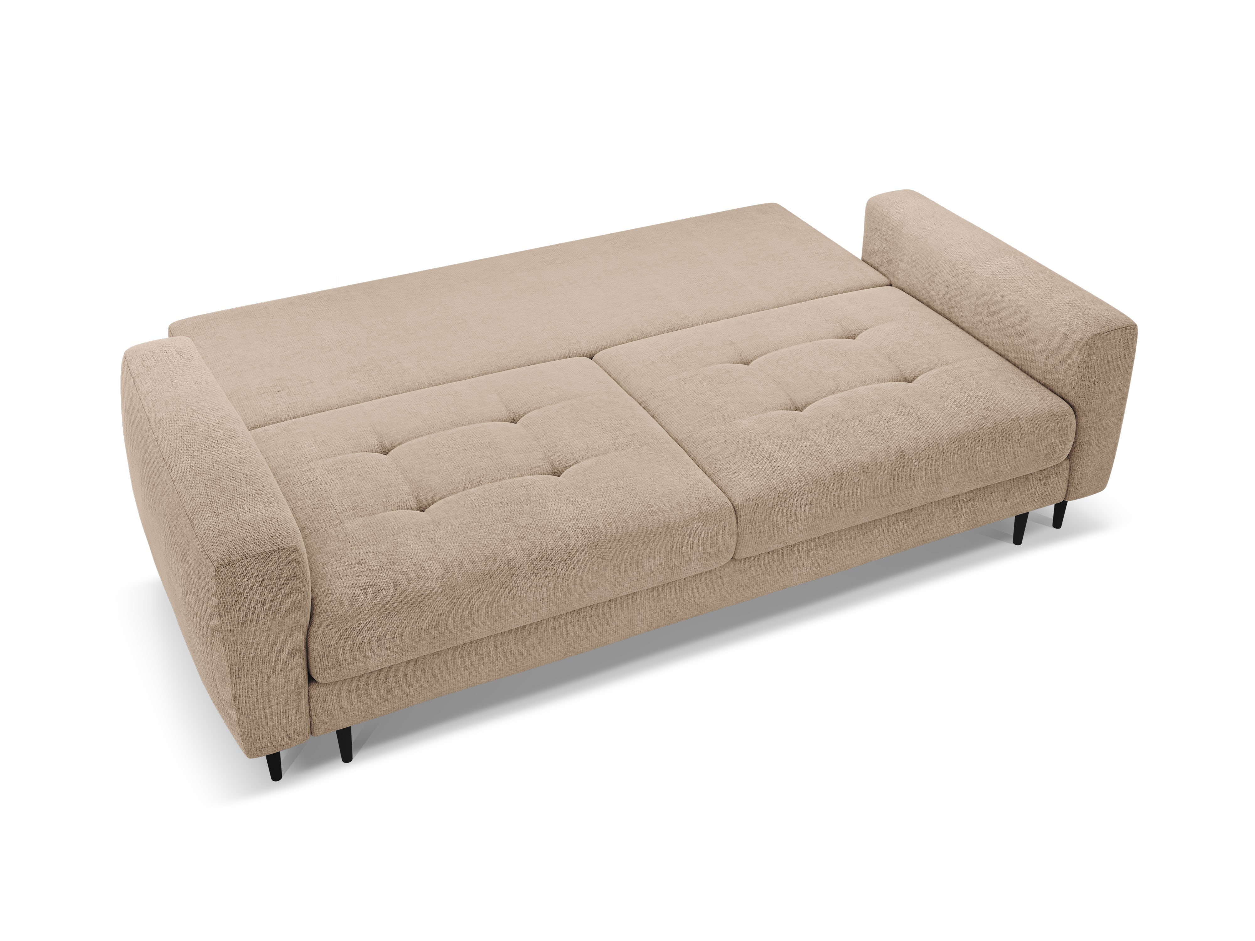 Sofa 3-Sitzer mit Schlaf-Funktion BEMY sandfarben