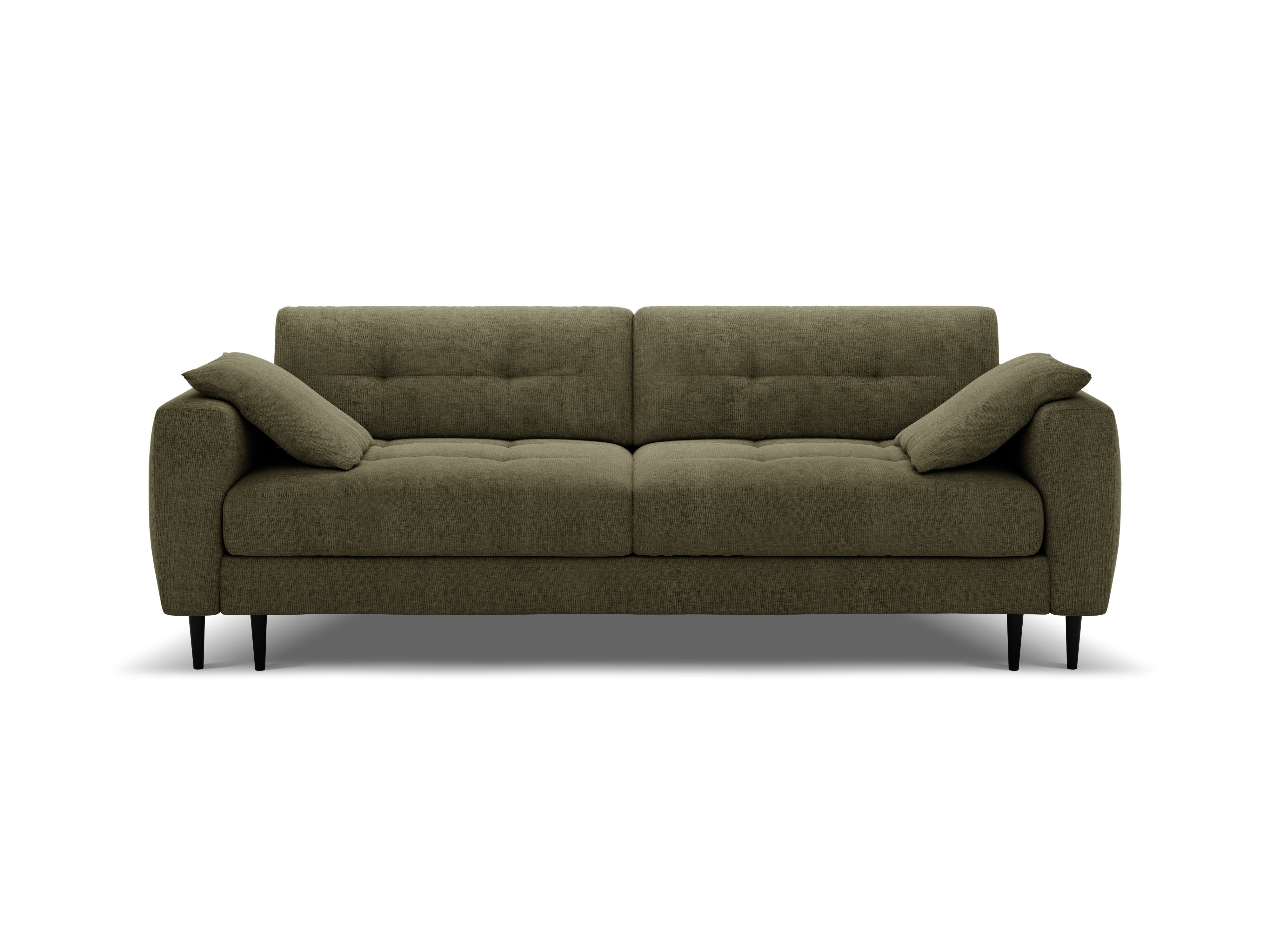 Sofa 3-Sitzer mit Schlaffunktion BEMY olivgrün
