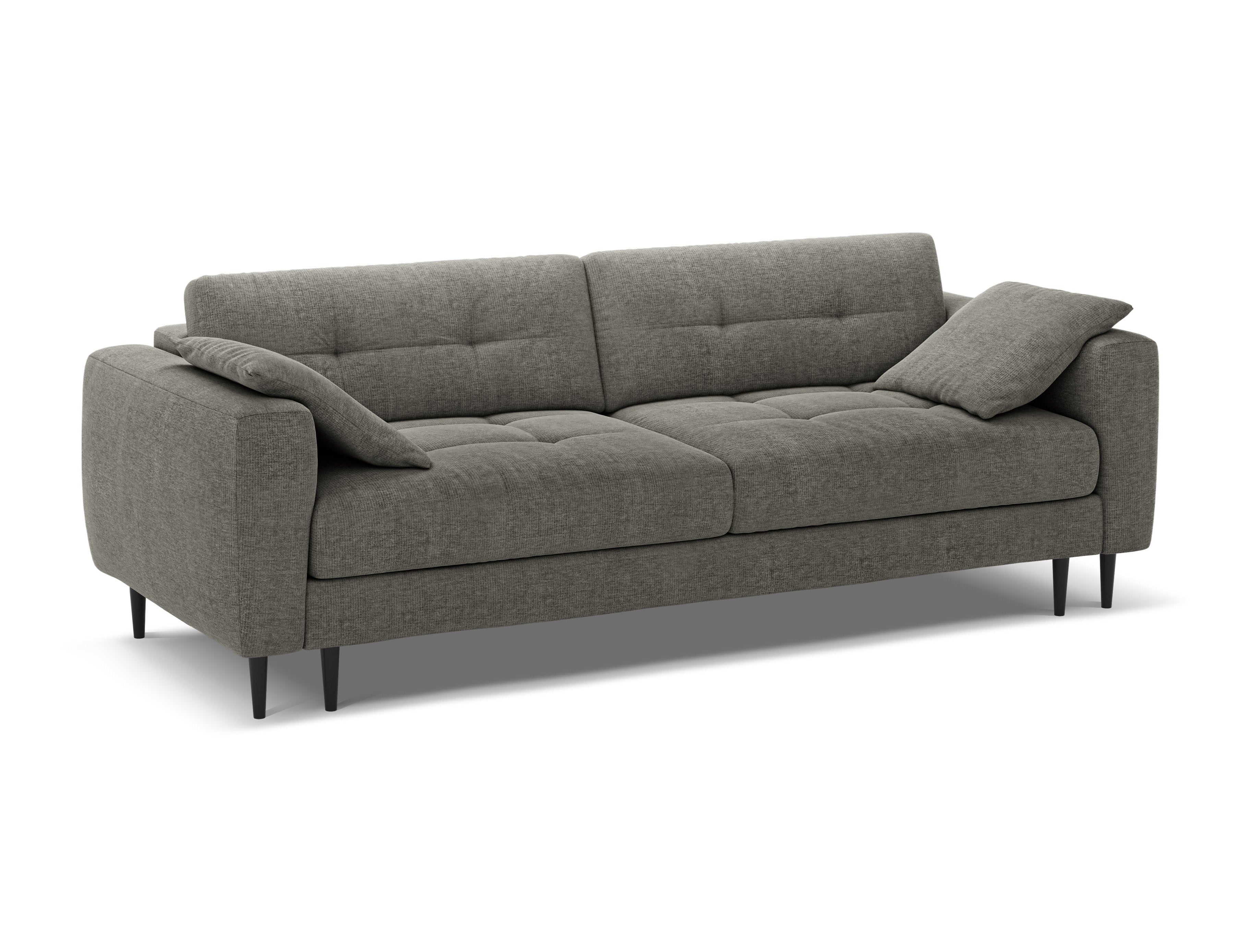 Sofa 3-osobowa z funkcją spania BEMY szary – Micadoni