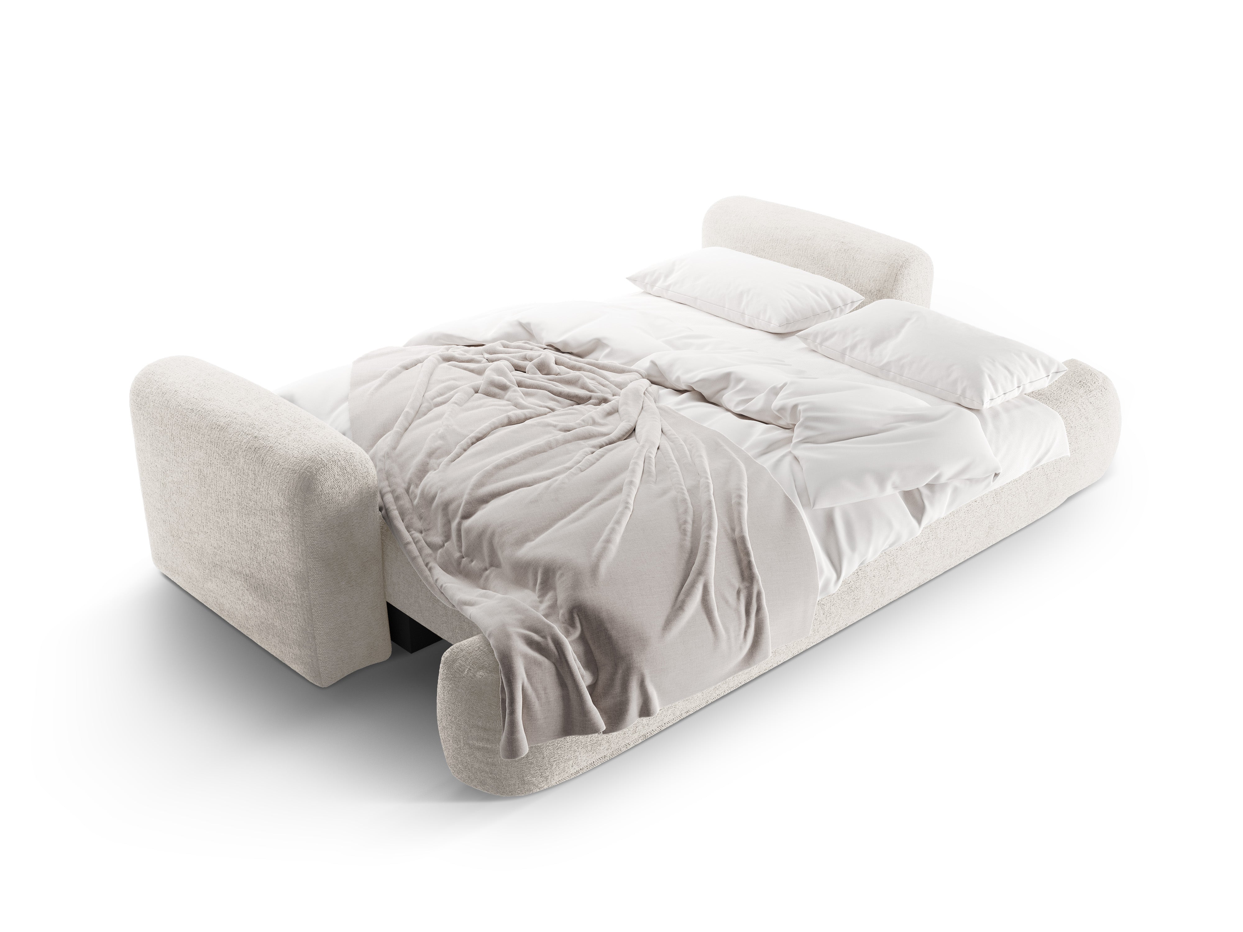 Sofa with sleeping function Ella Szarobeżowy