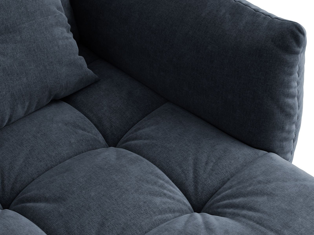 Sofa 3-osobowa z funkcją spania BLOOM granatowy – ujęcie 8