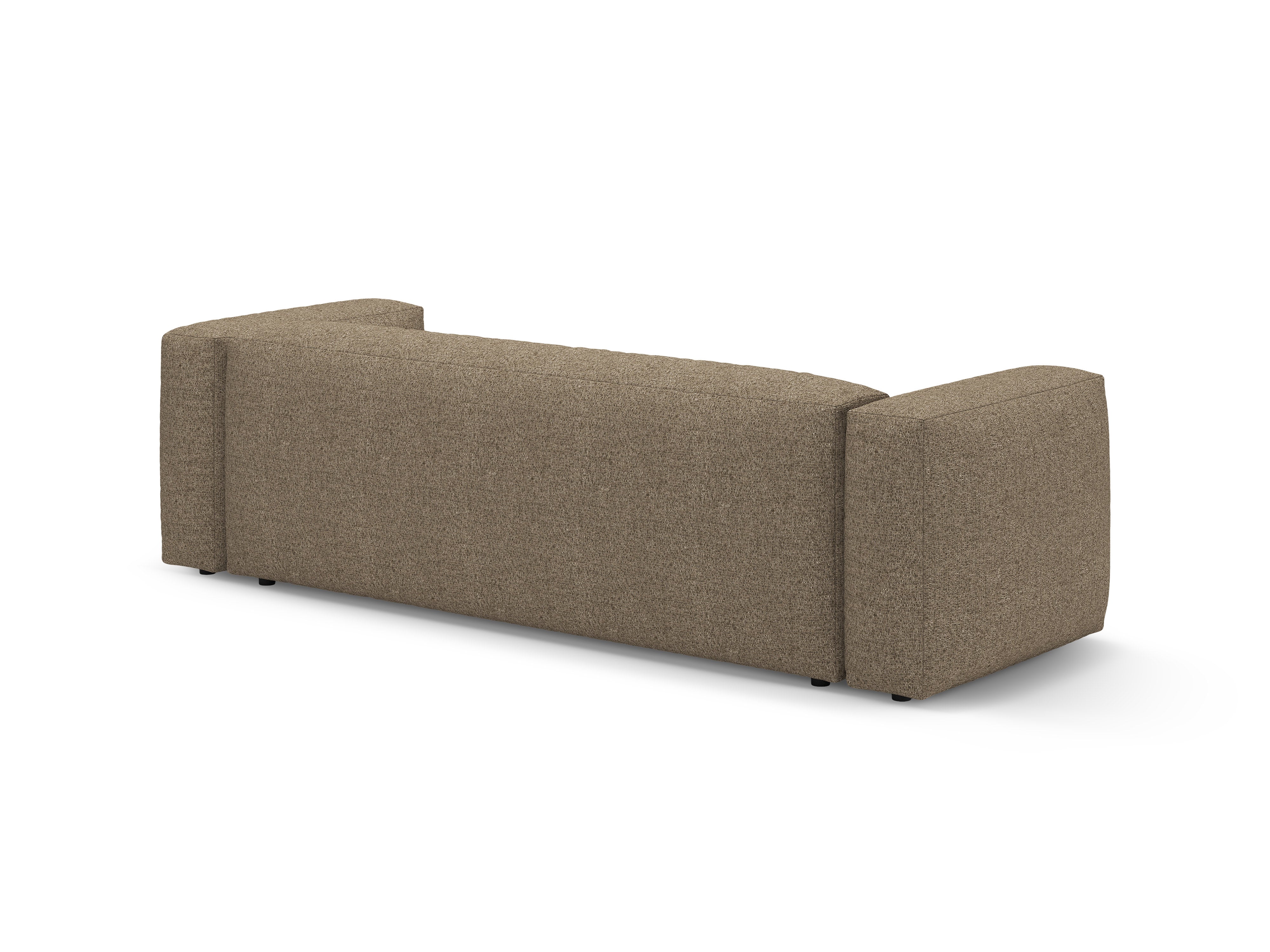 Sofa 3-Sitzer mit Schlaffunktion MARTINA cappuccino Boucle