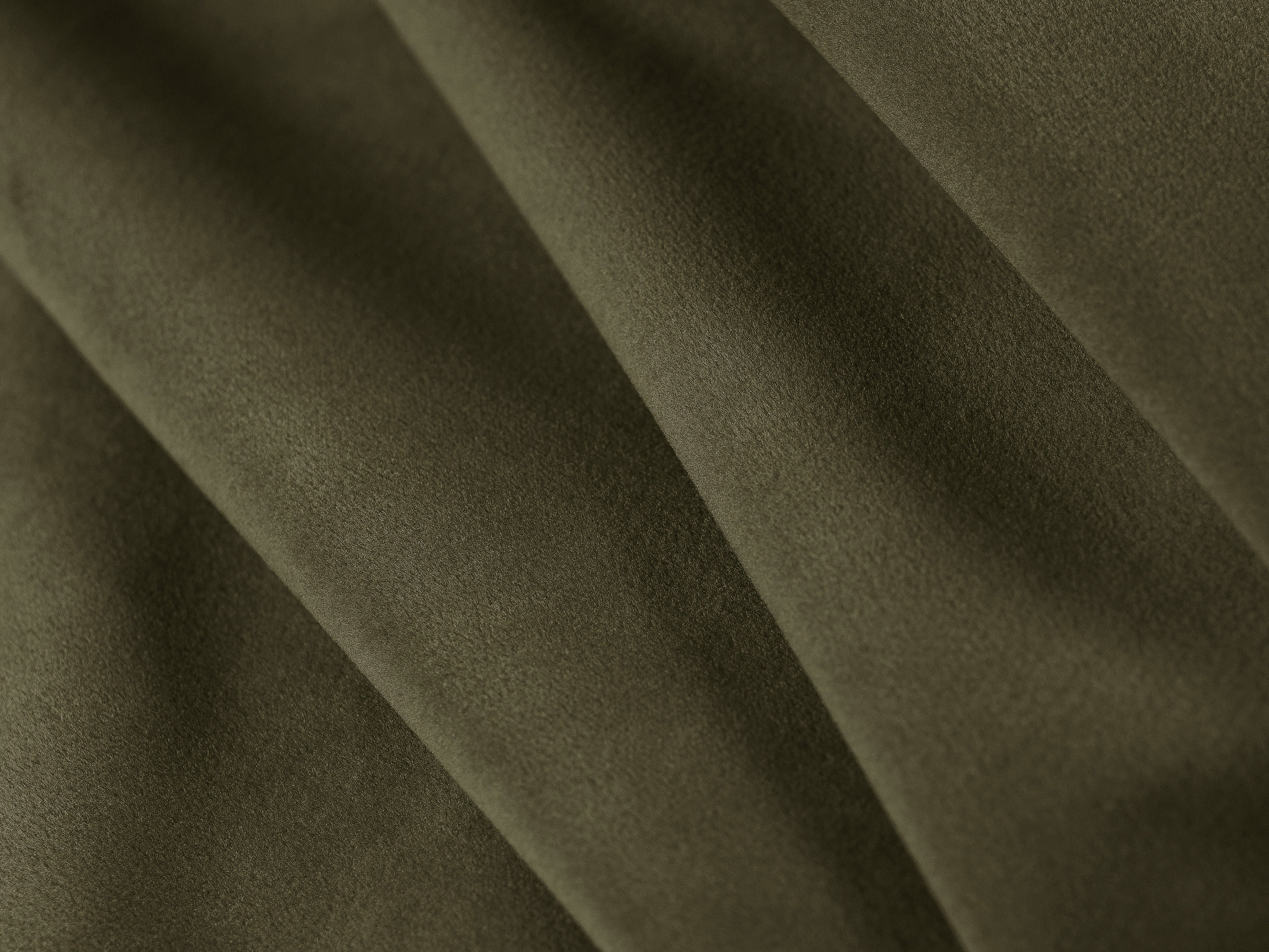 Olive Green Velvet 3-Seater Sofa with Sleeping Function BEMY