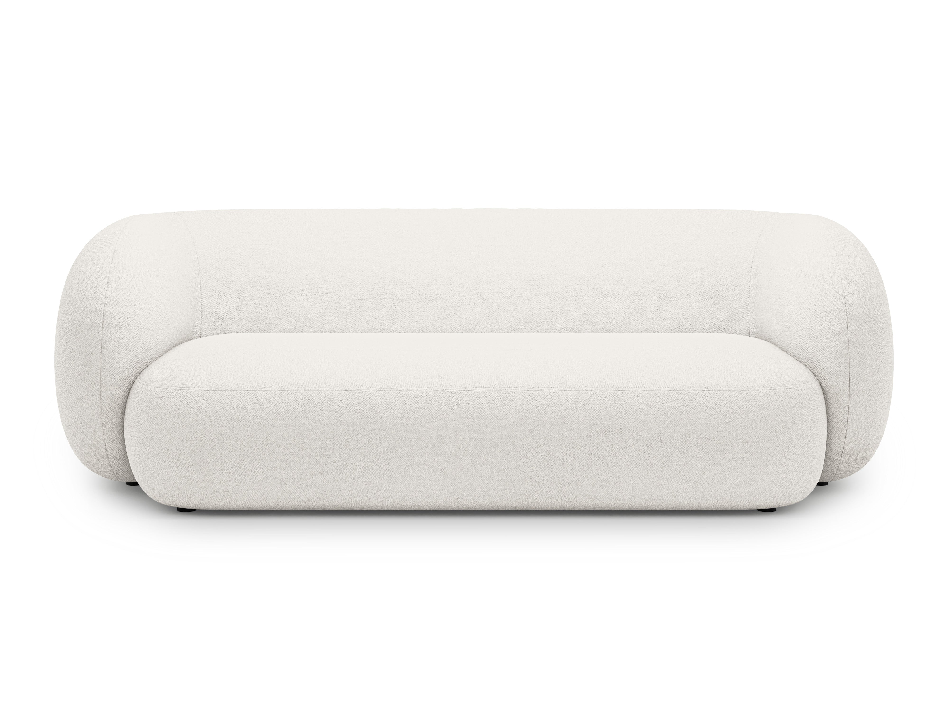 Sofa 3-sitzig KATE weiß Boucle