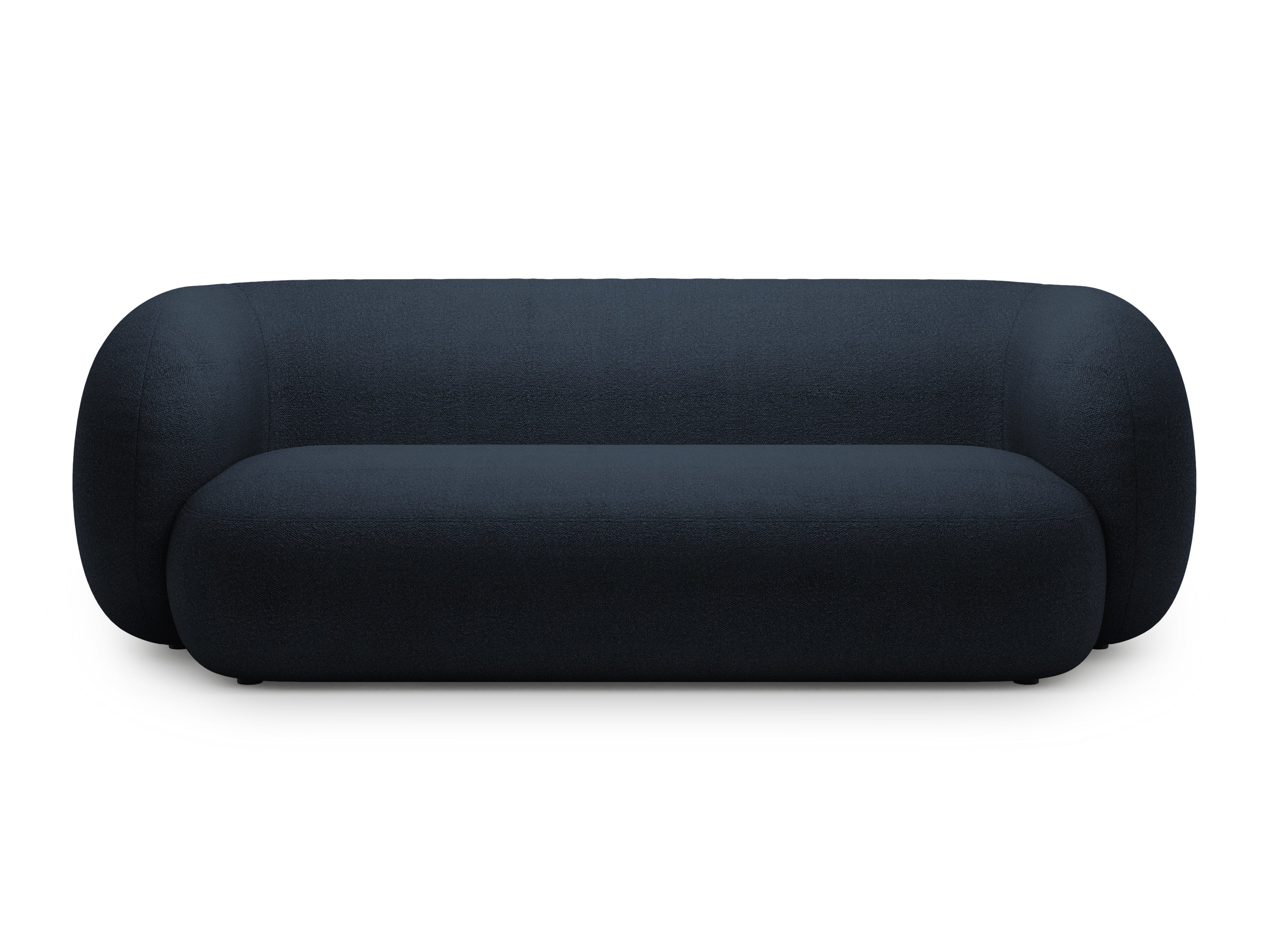 Sofa 3-sitzig KATE marineblau Boucle