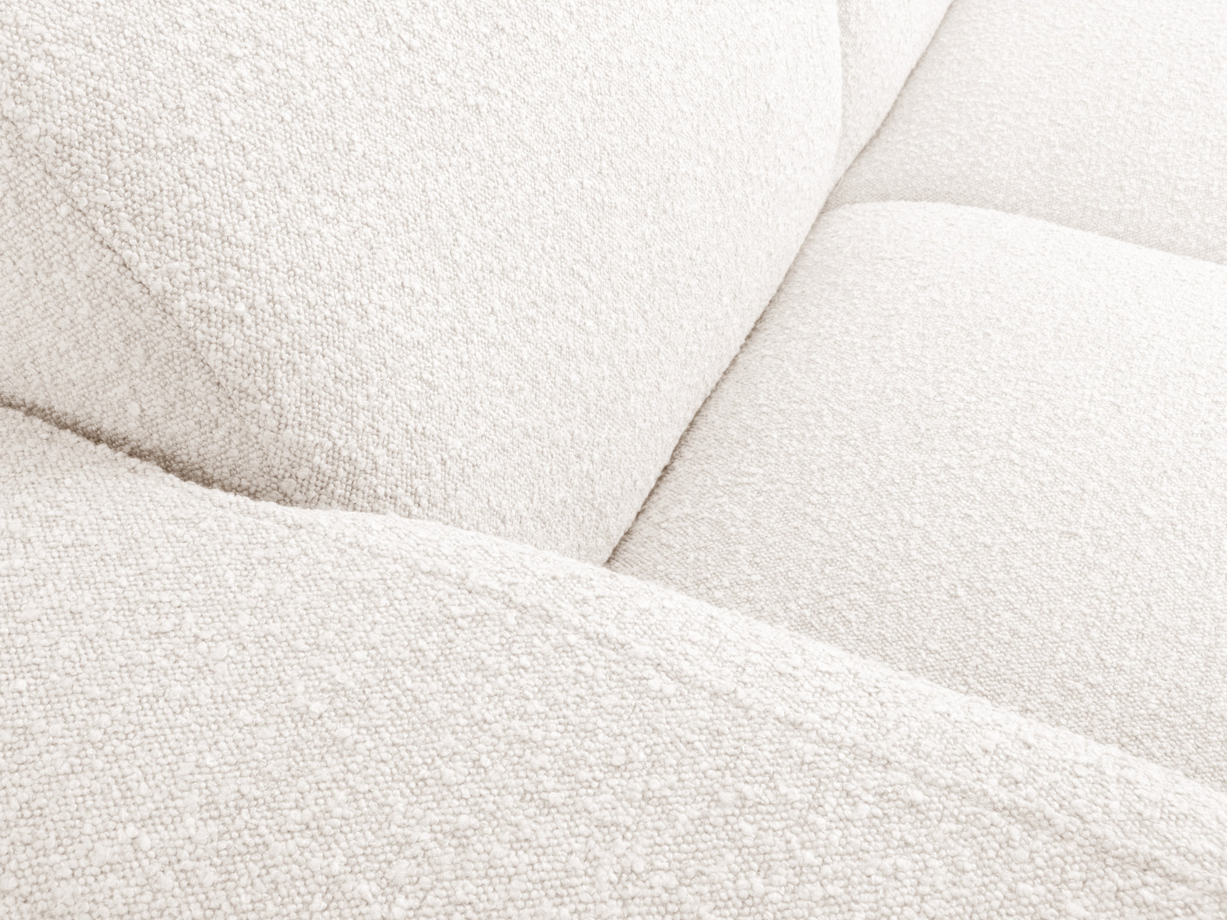 Sofa w tkaninie boucle 3-osobowa MOLINO biały Micadoni Eye on Design