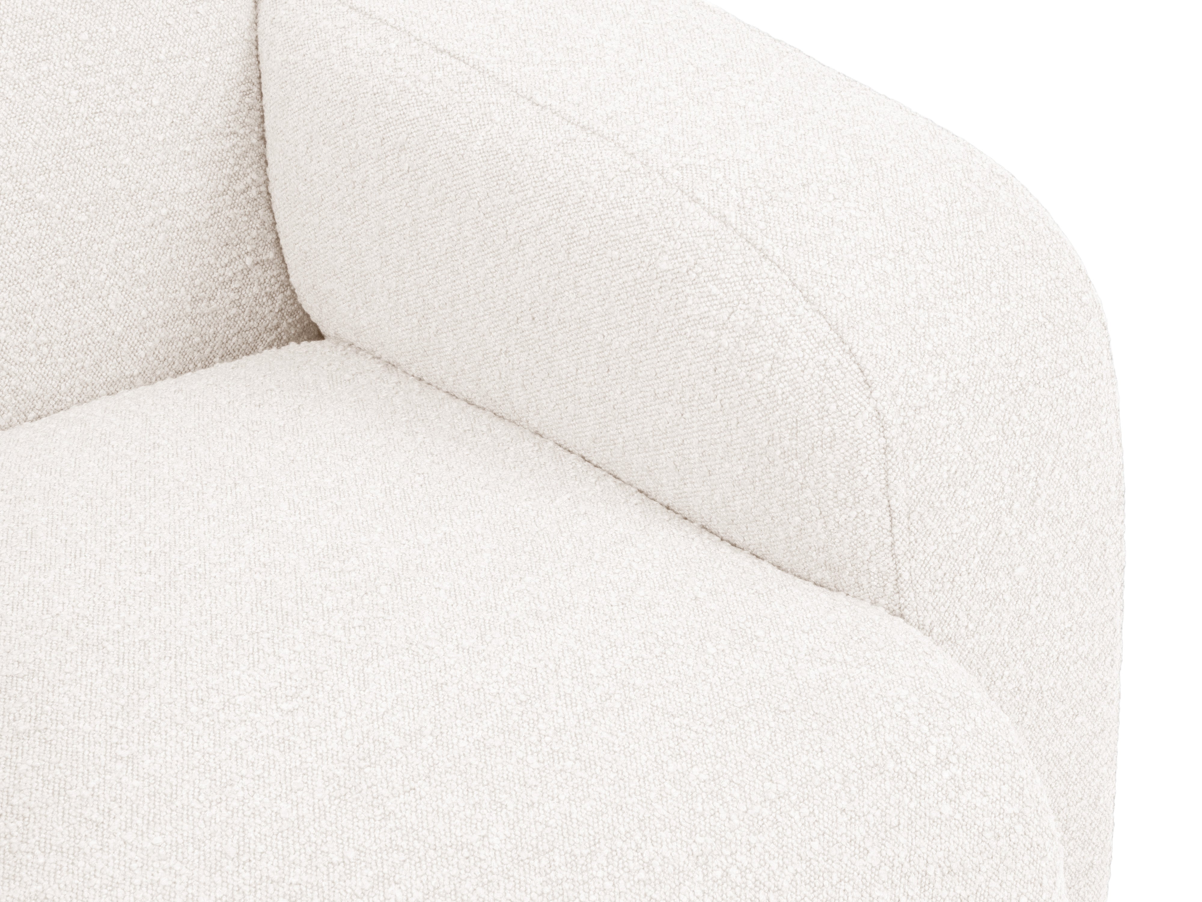 Sofa w tkaninie boucle 3-osobowa MOLINO biały Micadoni Eye on Design