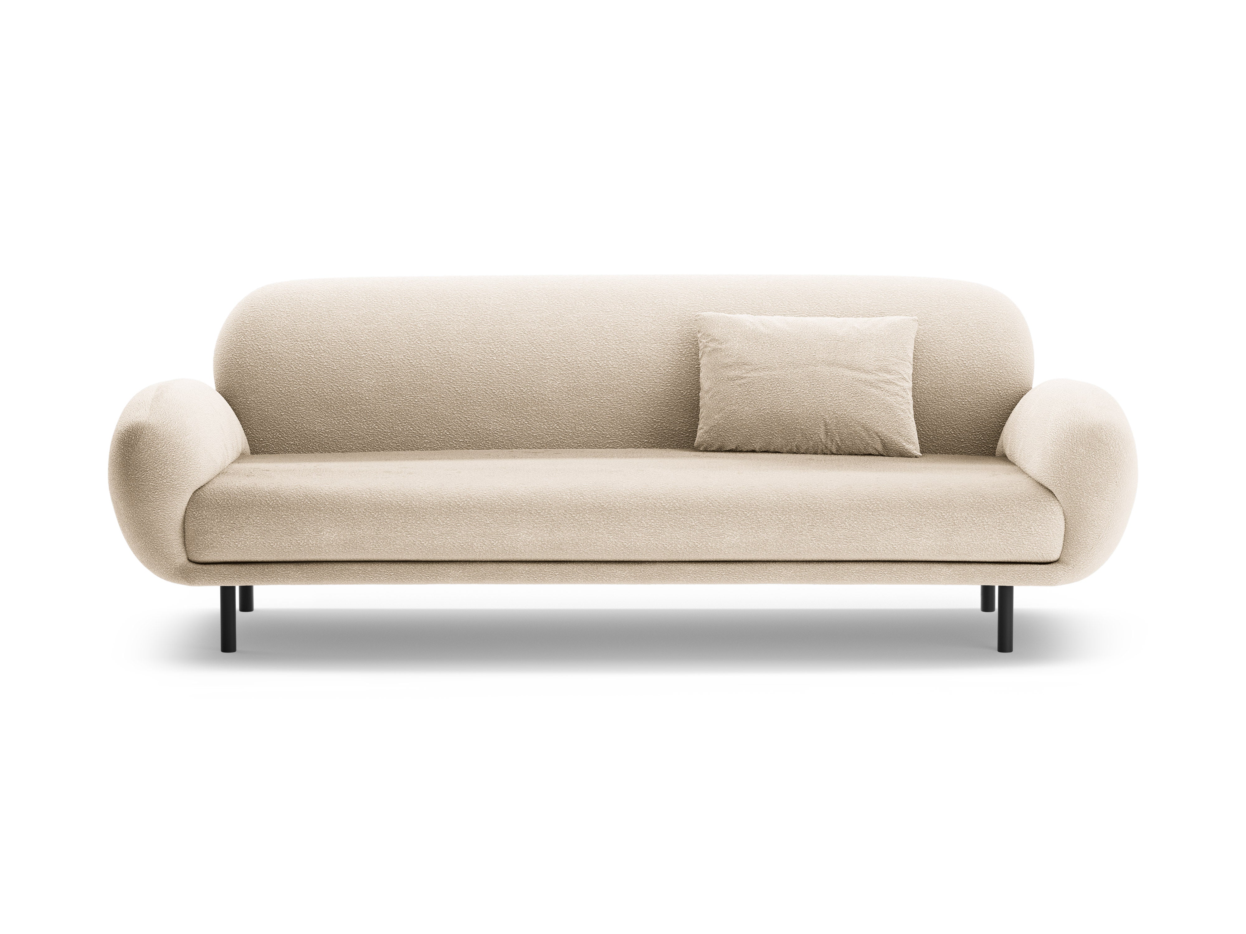 Sofa 3-osobowa POPPY beżowy boucle – Micadoni