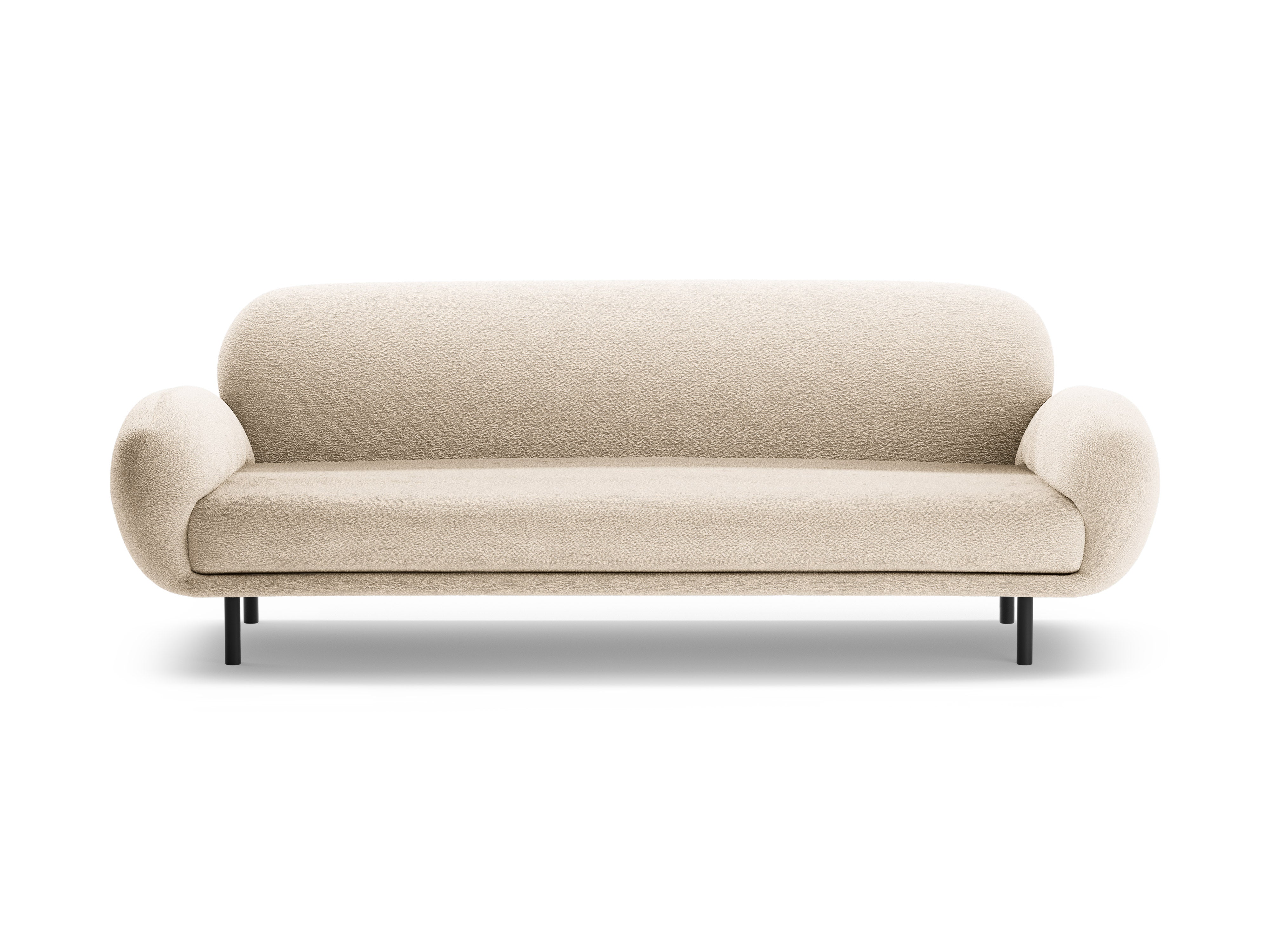Sofa 3-osobowa POPPY beżowy boucle – Micadoni