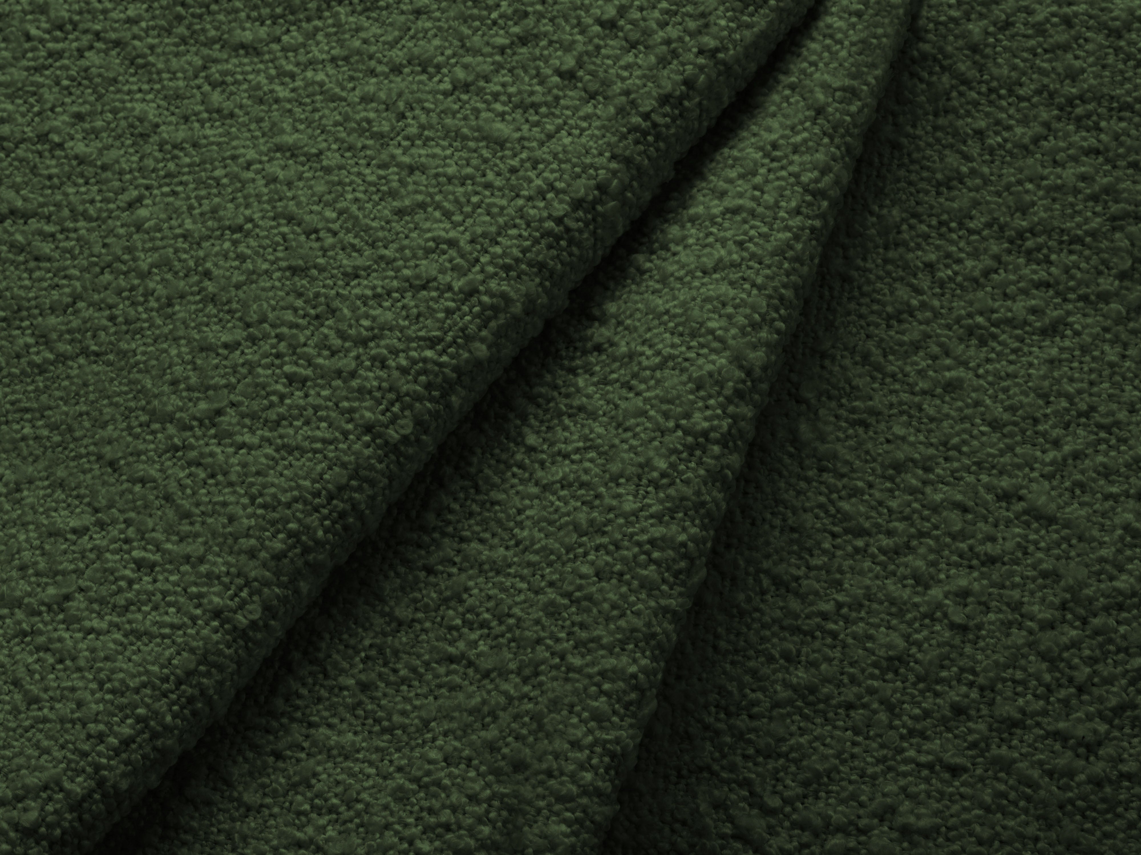 3-seater Sofa POPPY green boucle