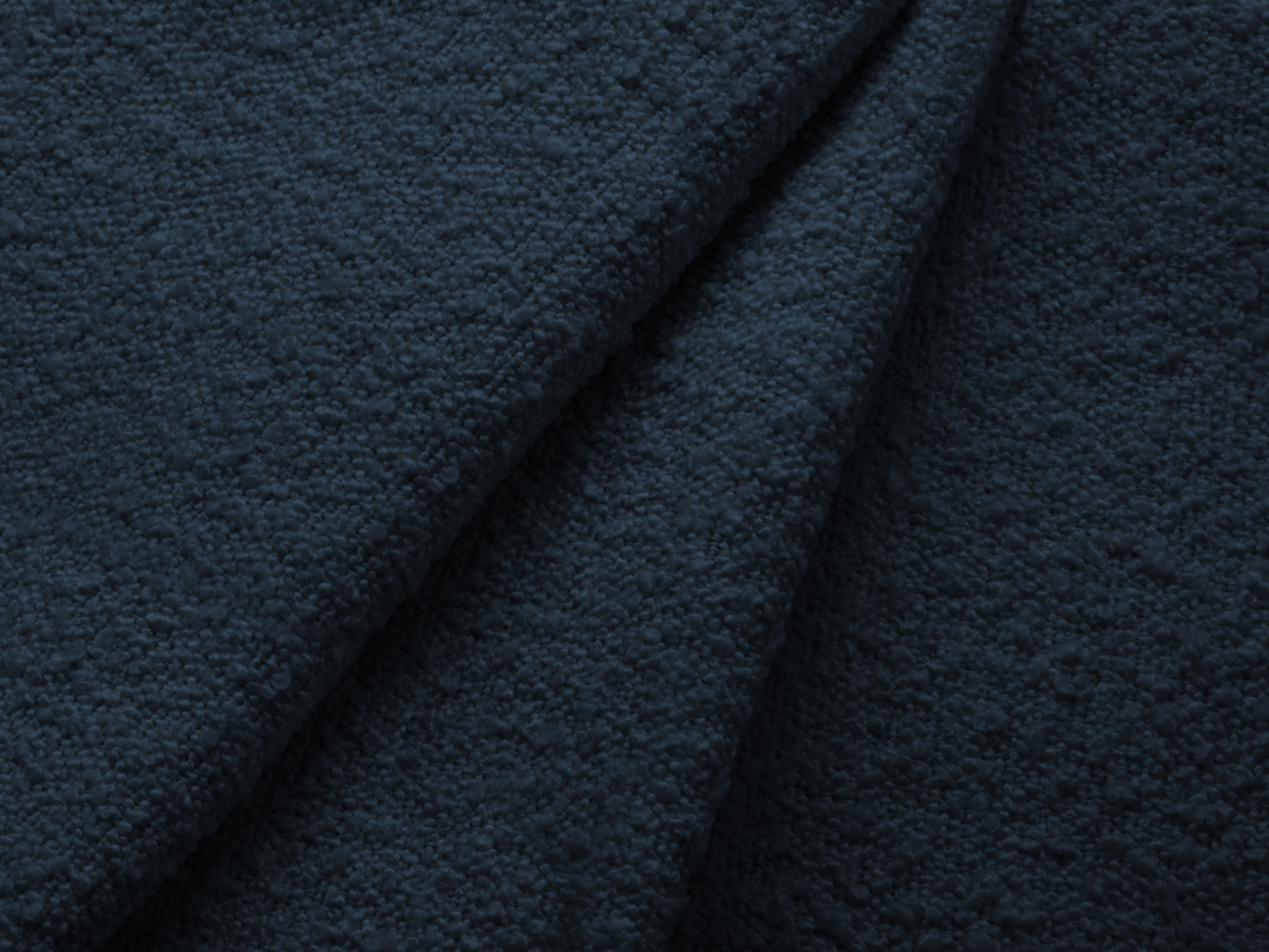3-seater Sofa POPPY navy boucle