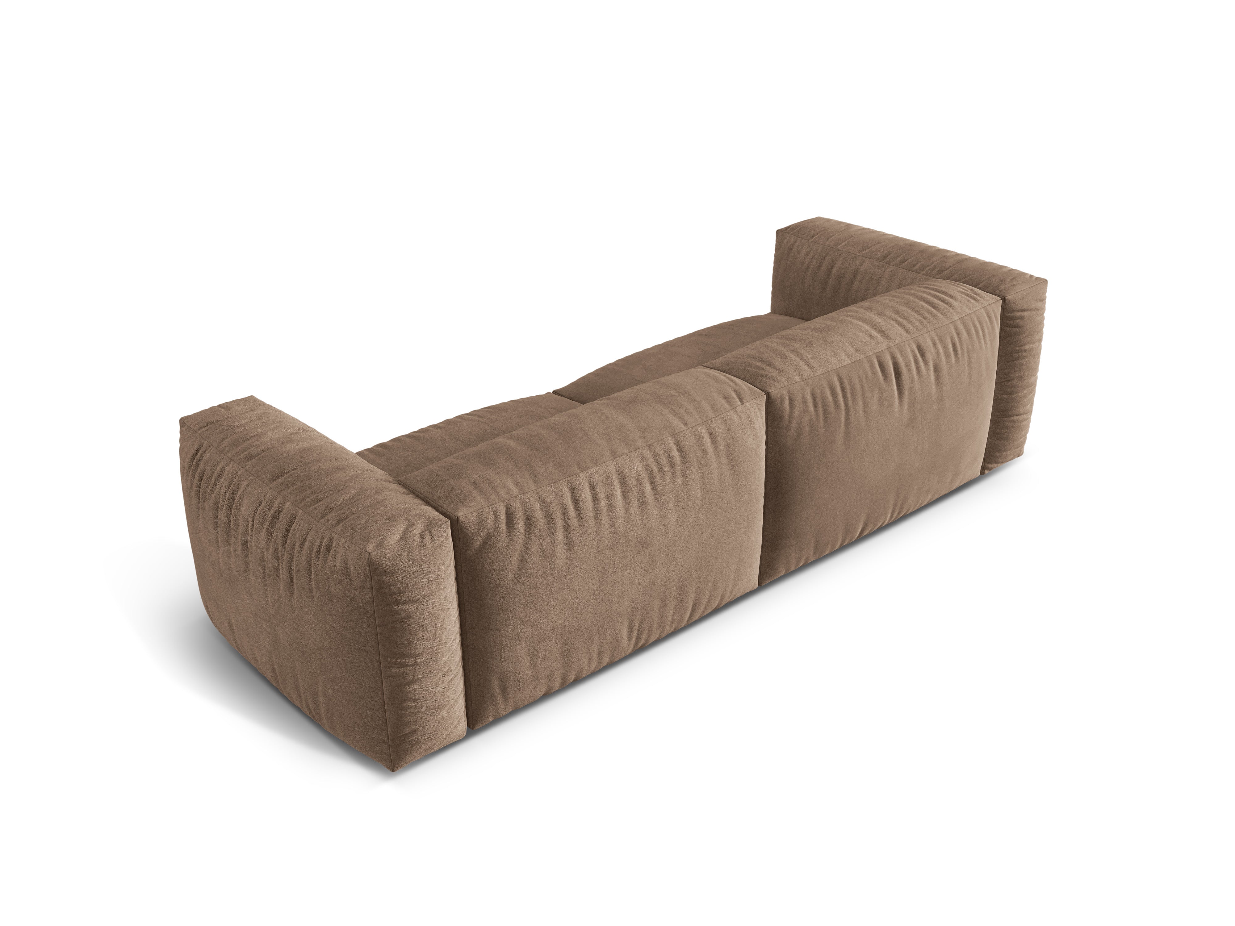 3-seater velvet sofa Martina Dark Boon