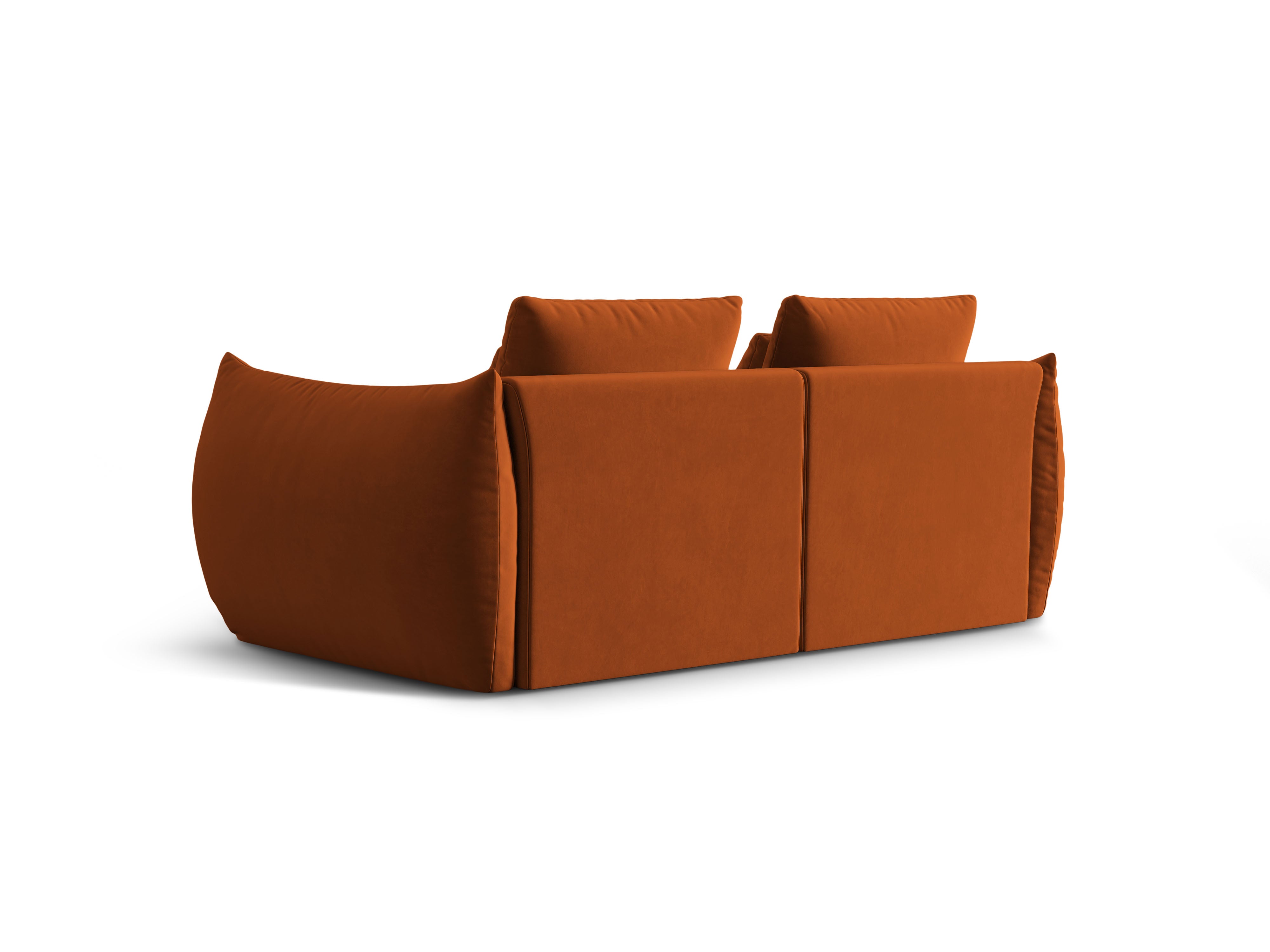 Bloom Terracotta velvet sofa