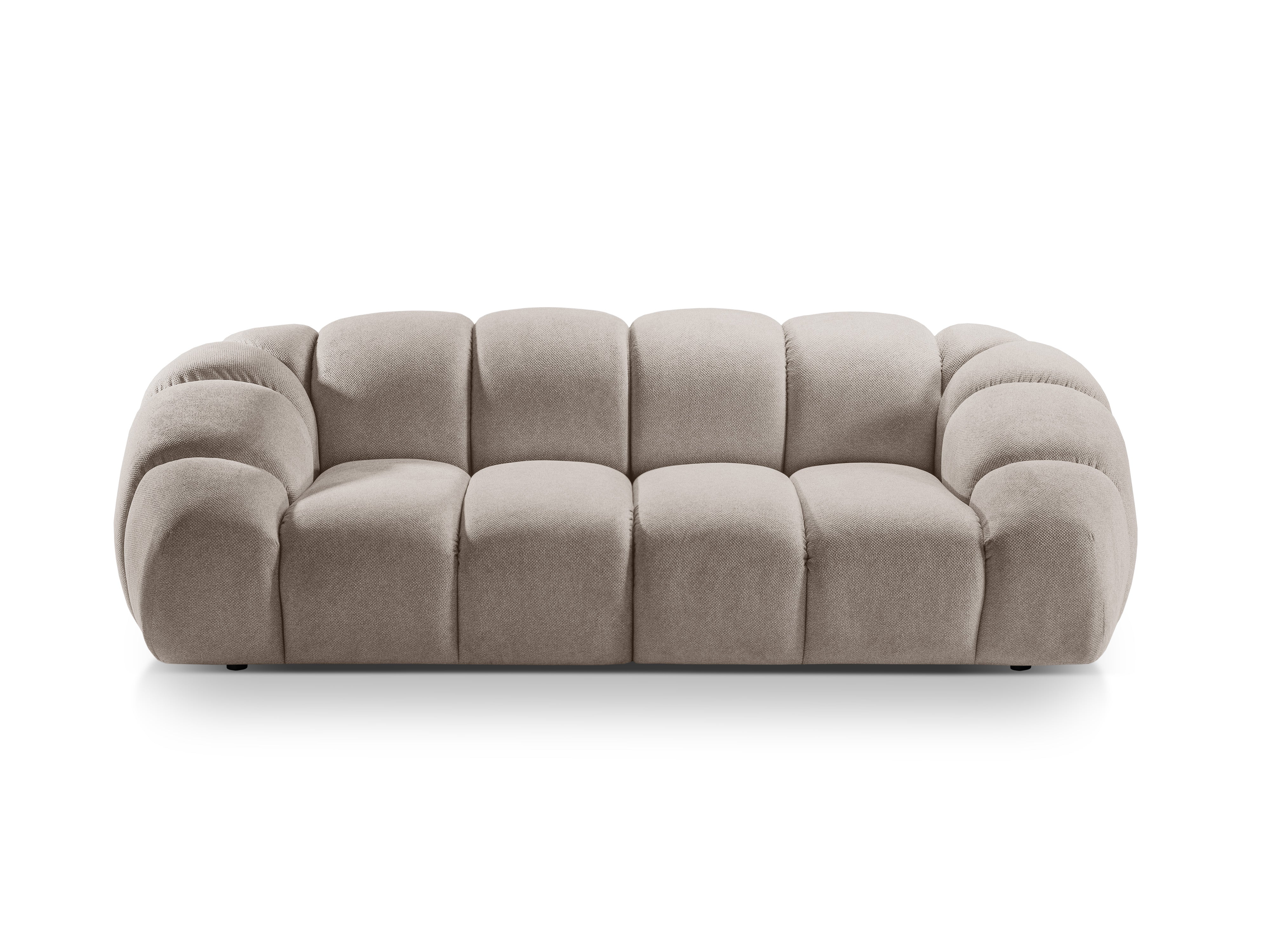 Sofa 3-Sitzer DIANA dunkelbeige Chenille