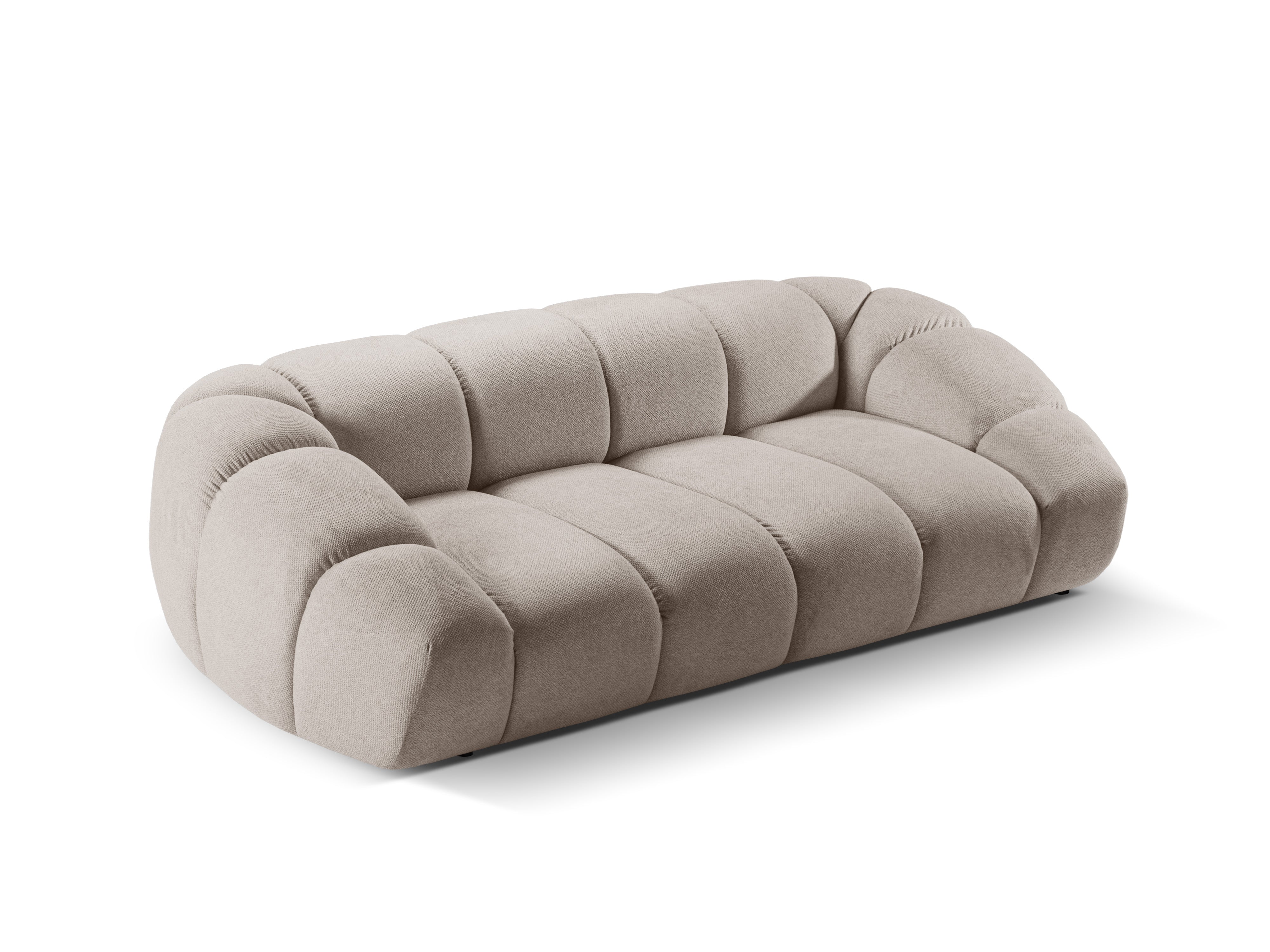 Sofa 3-Sitzer DIANA dunkelbeige Chenille