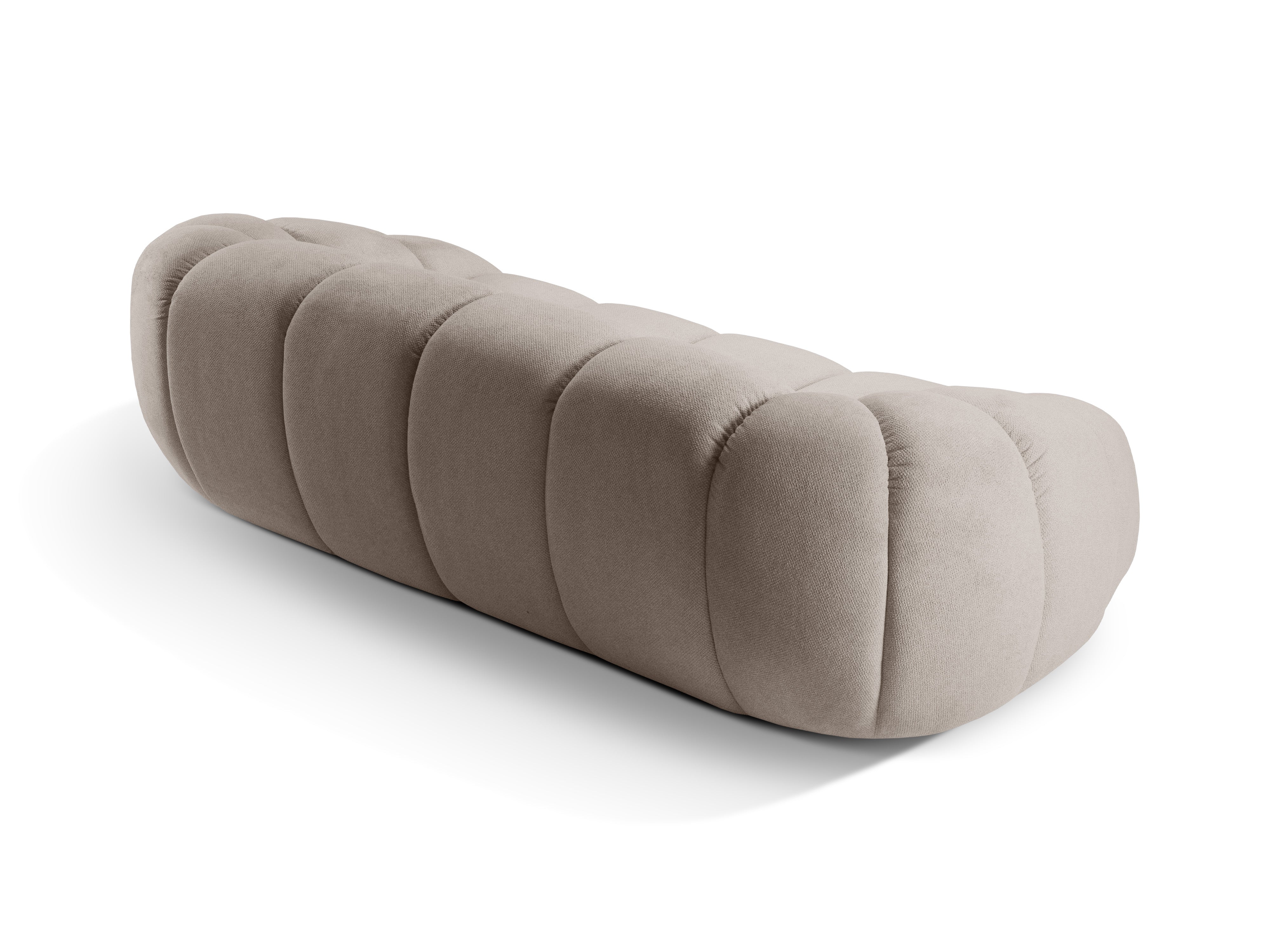 Sofa 3-Sitzer DIANA dunkelbeige Chenille