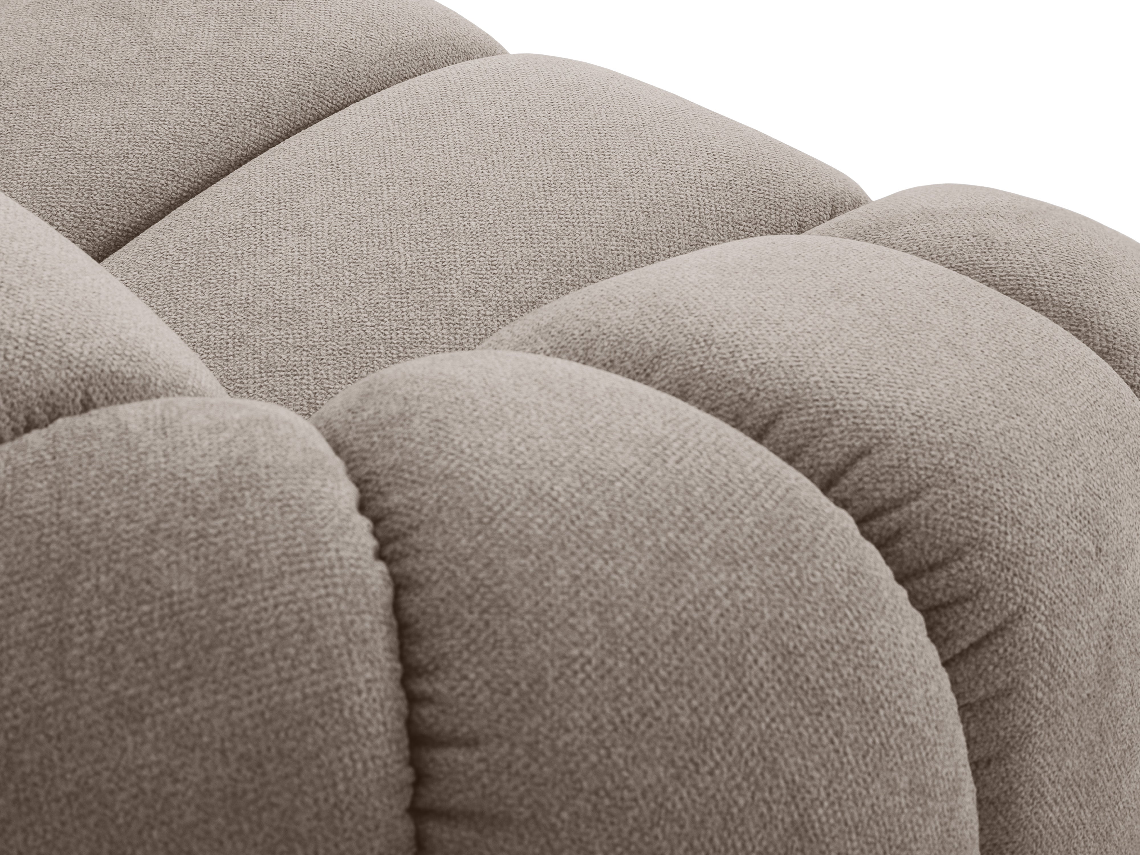 Sofa 3-Sitzer DIANA dunkelbeige Chenille
