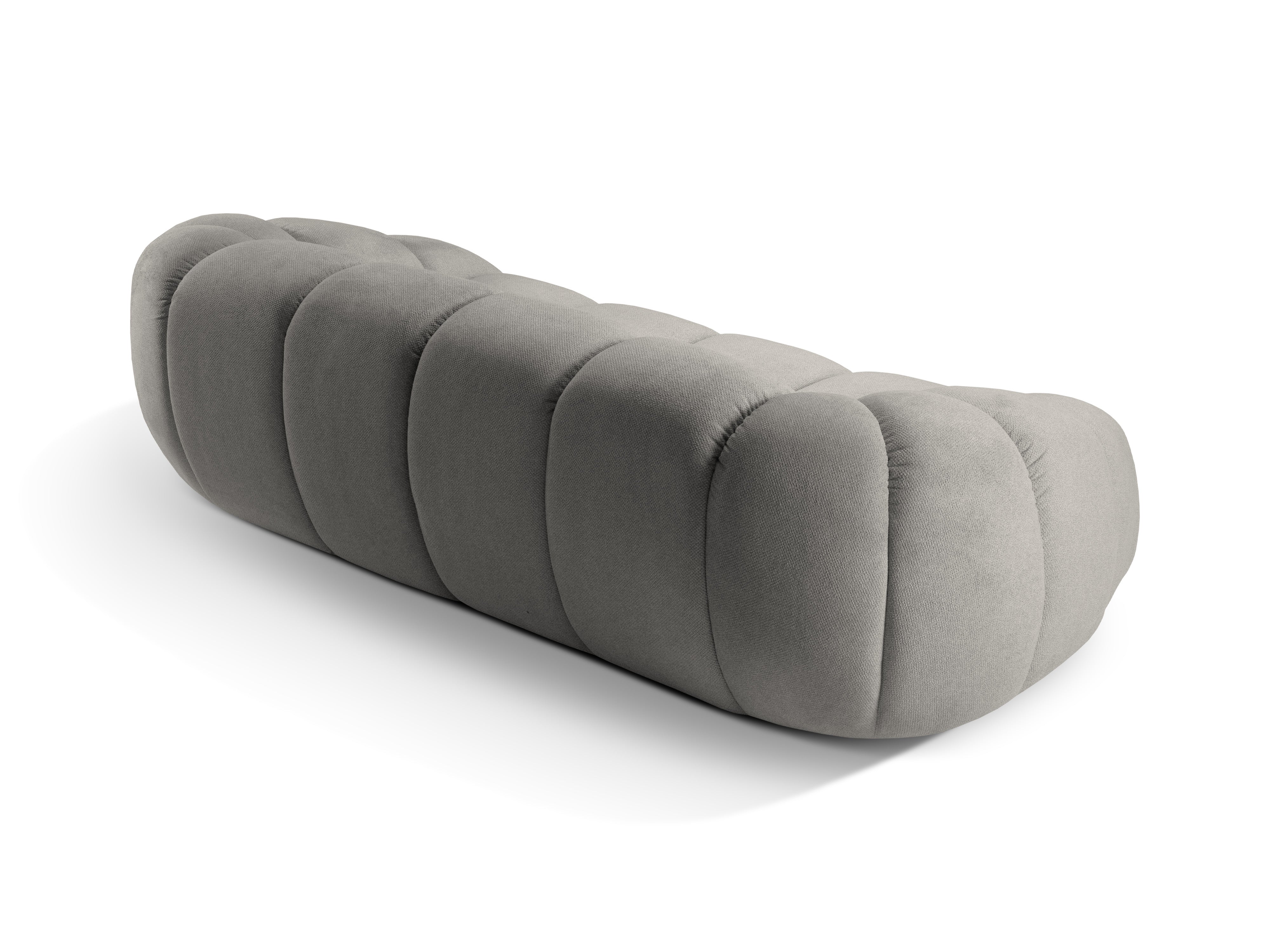 Sofa 3-sitzig DIANA hellgrau Chenille