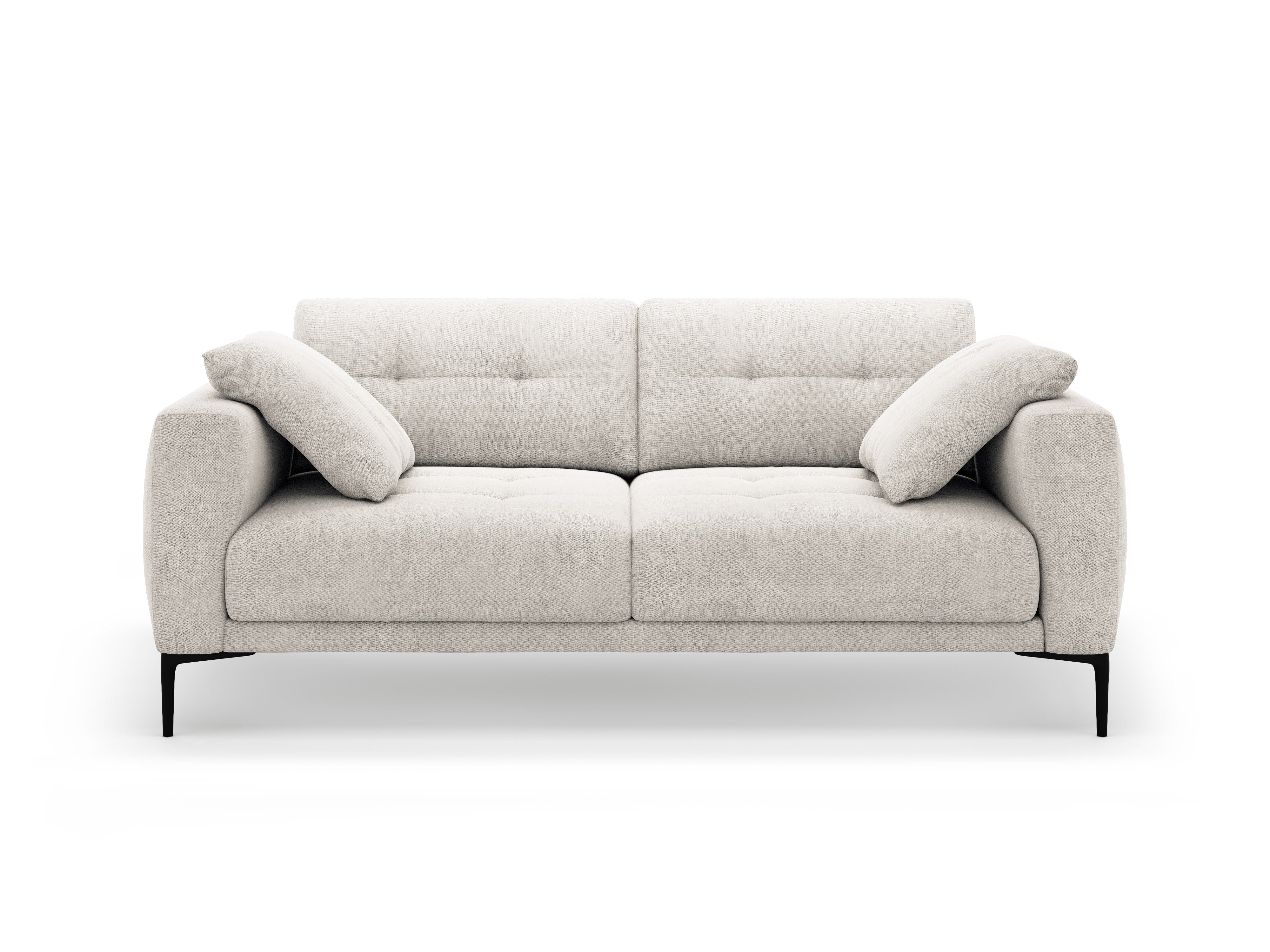 3-seater Sofa BEMY beige chenille