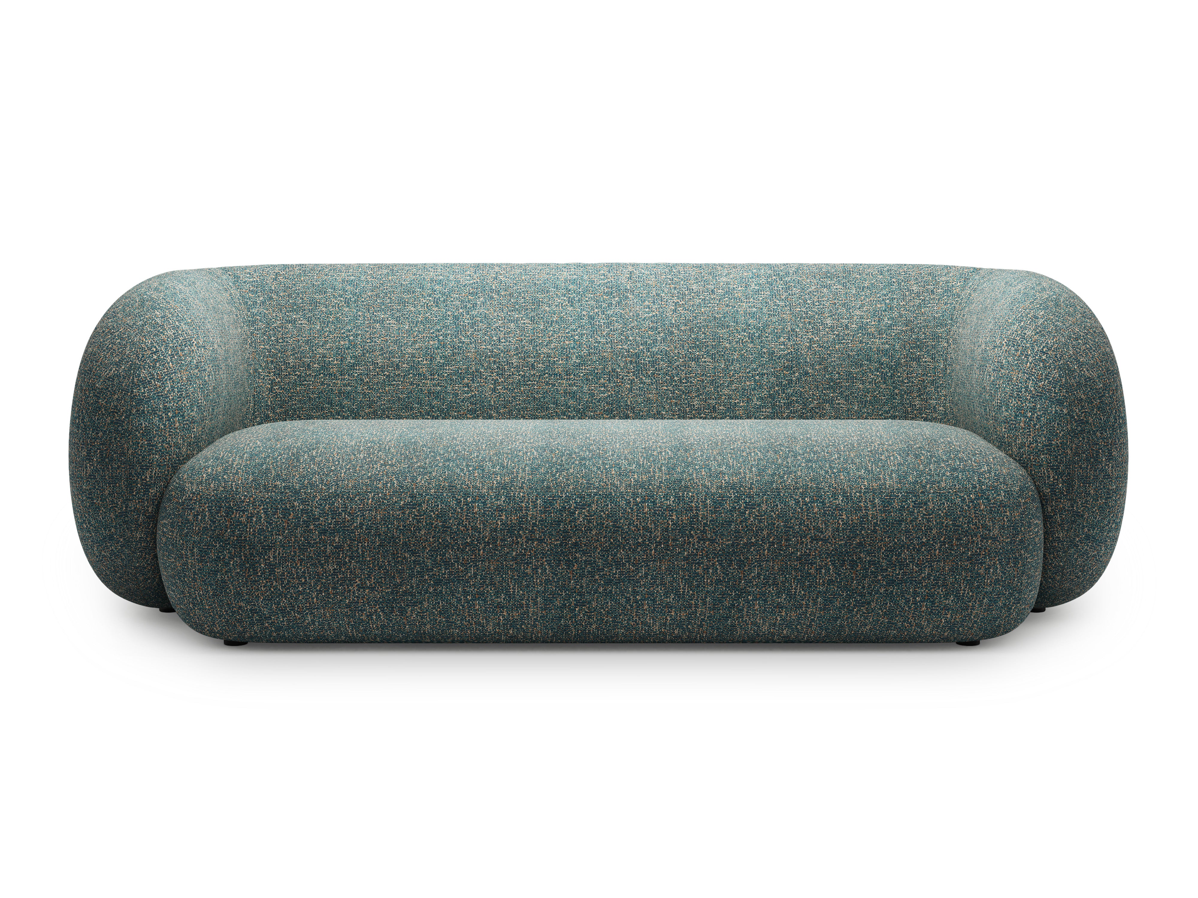 Sofa 3-Sitzer KATE blauer Melange