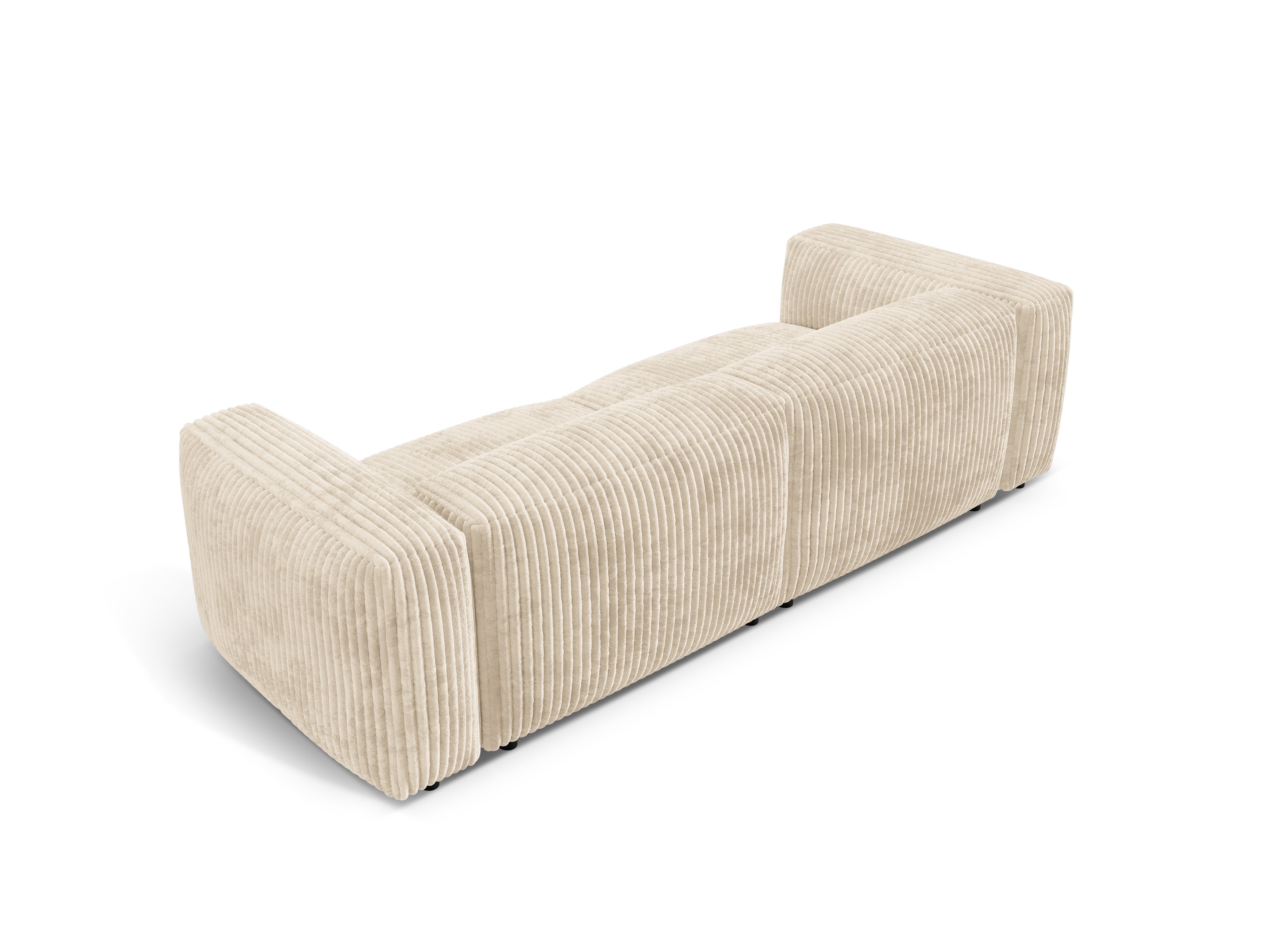 Martin 3-person sofa light beige corduroy