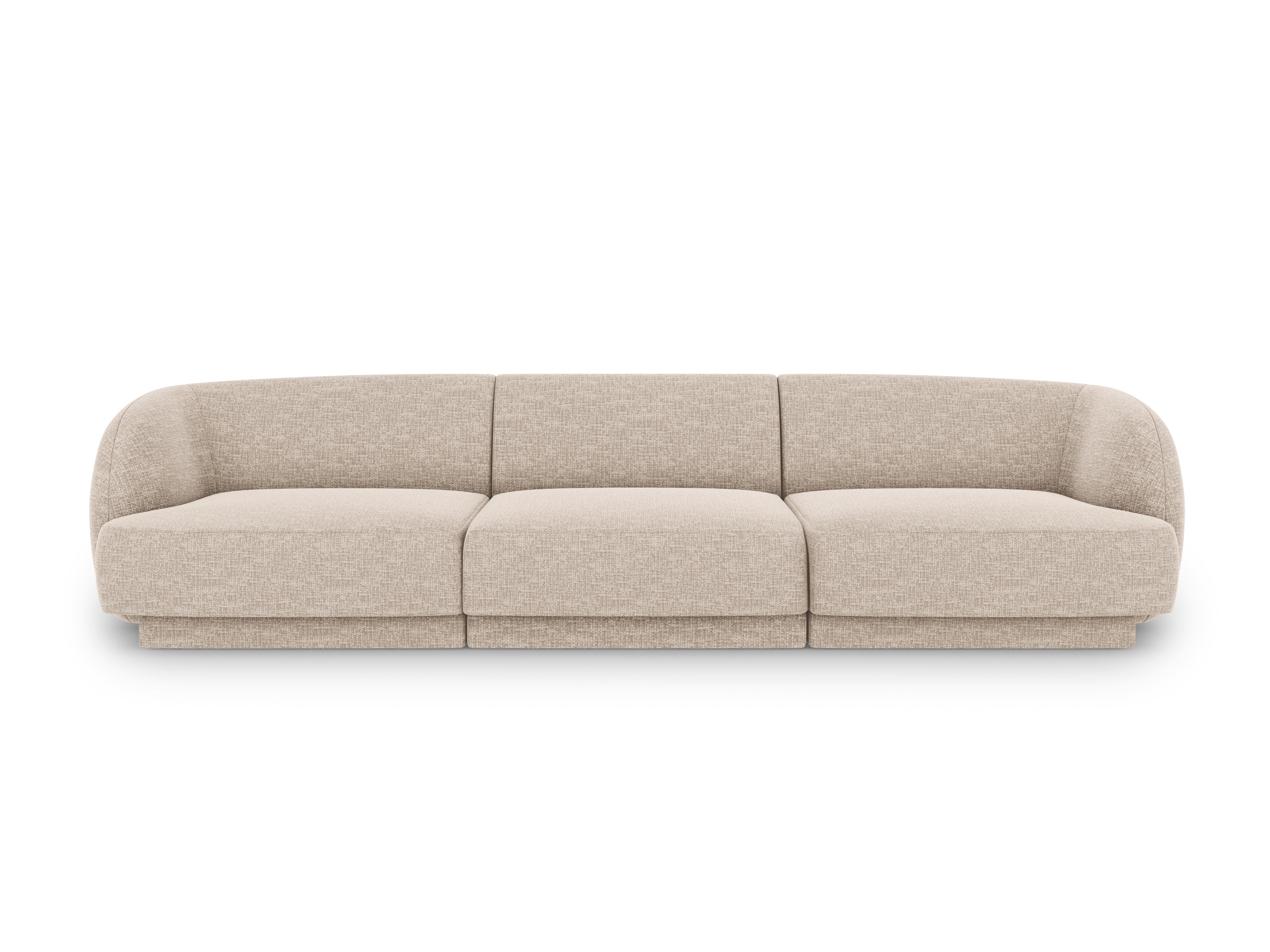 Sofa 3-sitzig MILEY beige Chenille