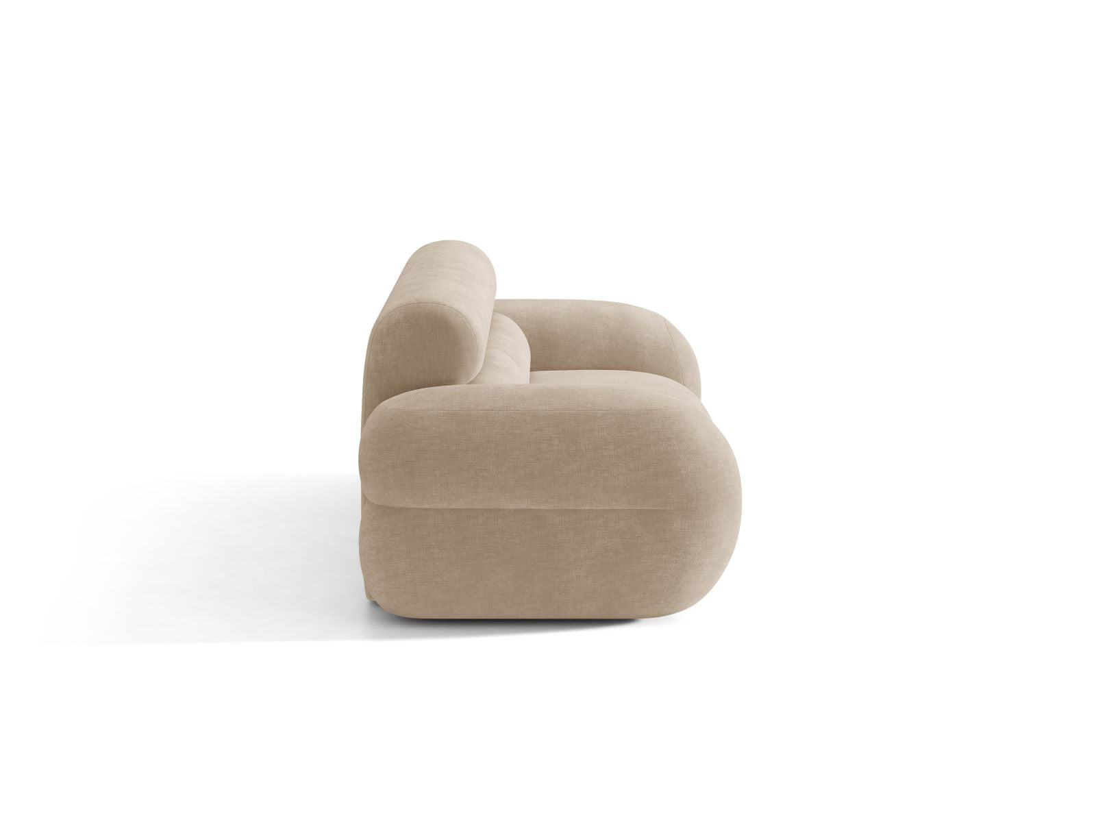 Sofa für 3 Personen NEO in beigem Chenille