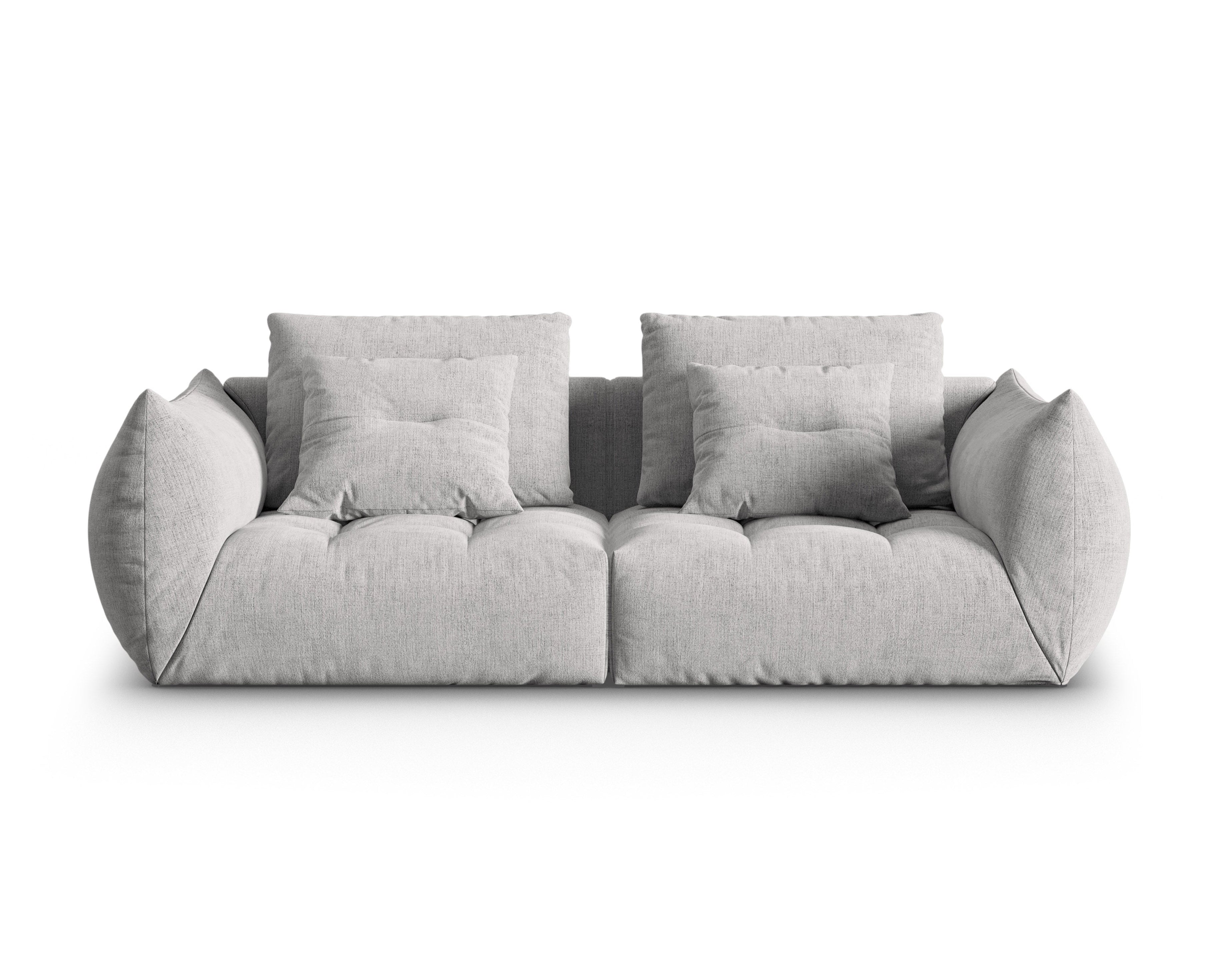 3-person sofa silver Bloom