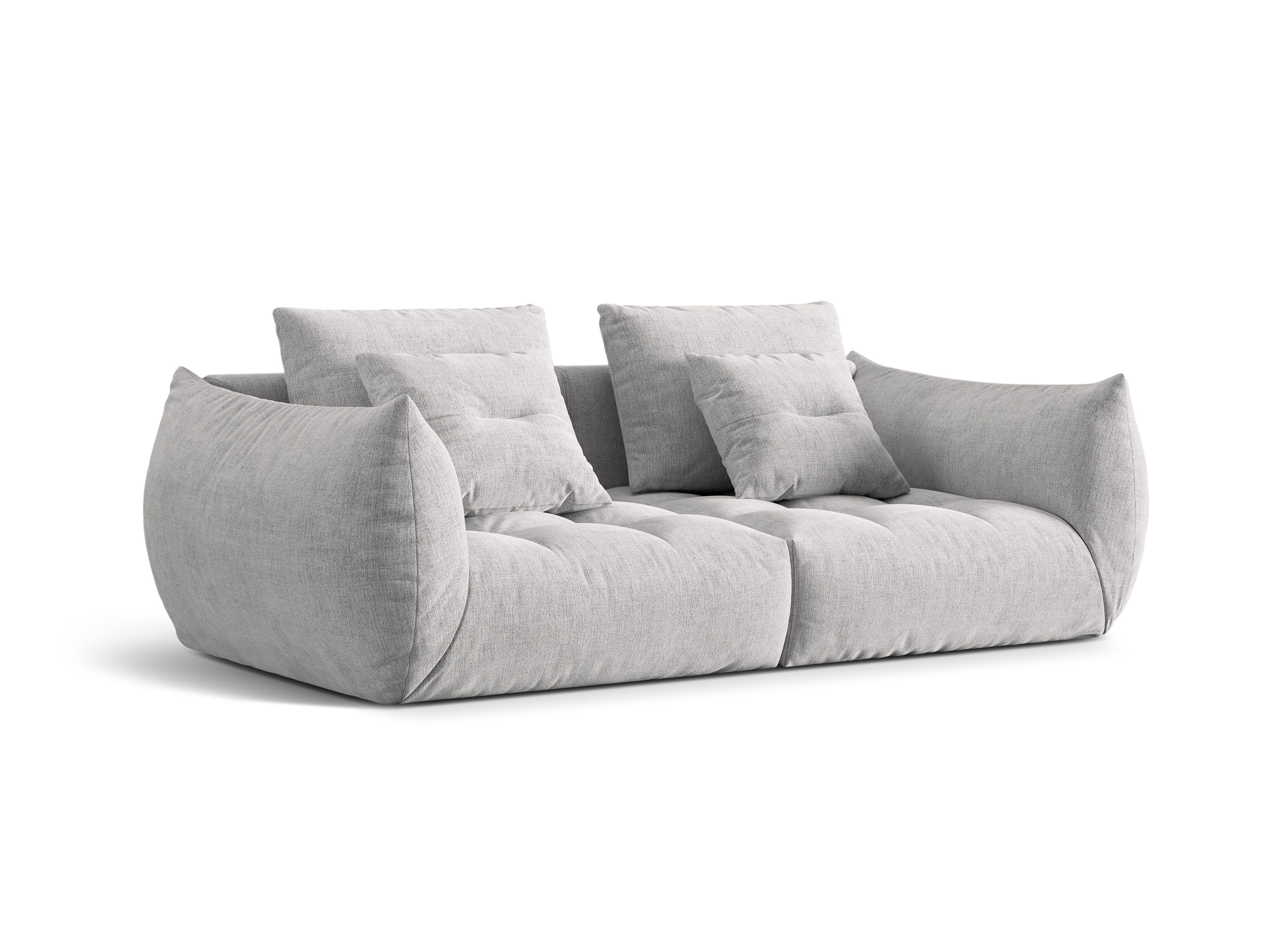 3-person sofa silver Bloom