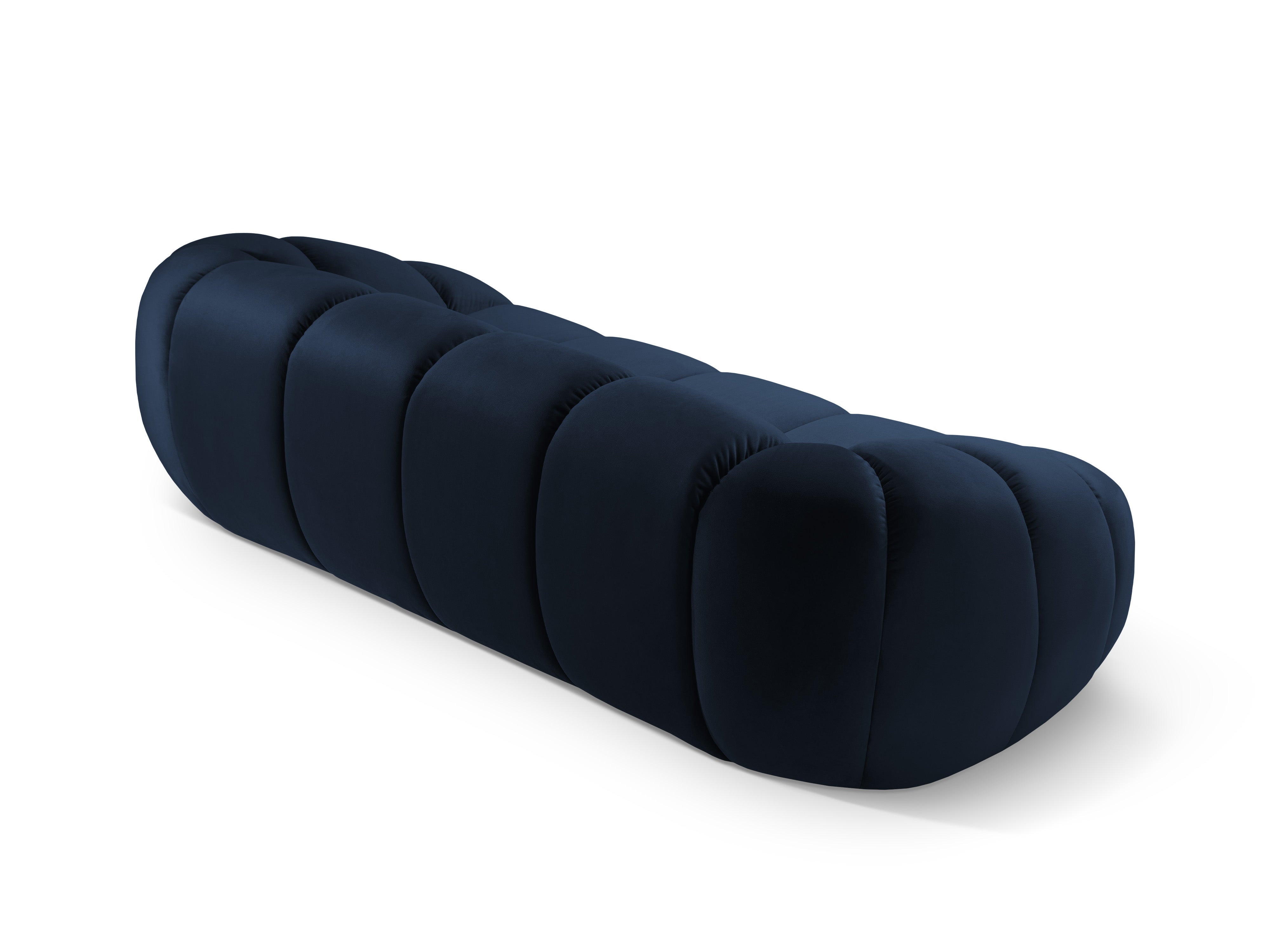 2.5-seater velvet sofa DIANA royal blue