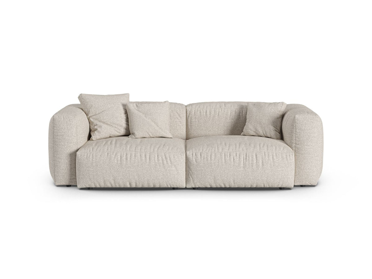 Sofa 3-osobowa XL MARTINA beżowy boucle – Micadoni
