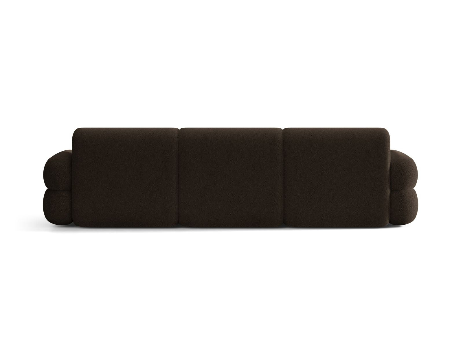 Sofa für 4 Personen NEO in braunem Boucle
