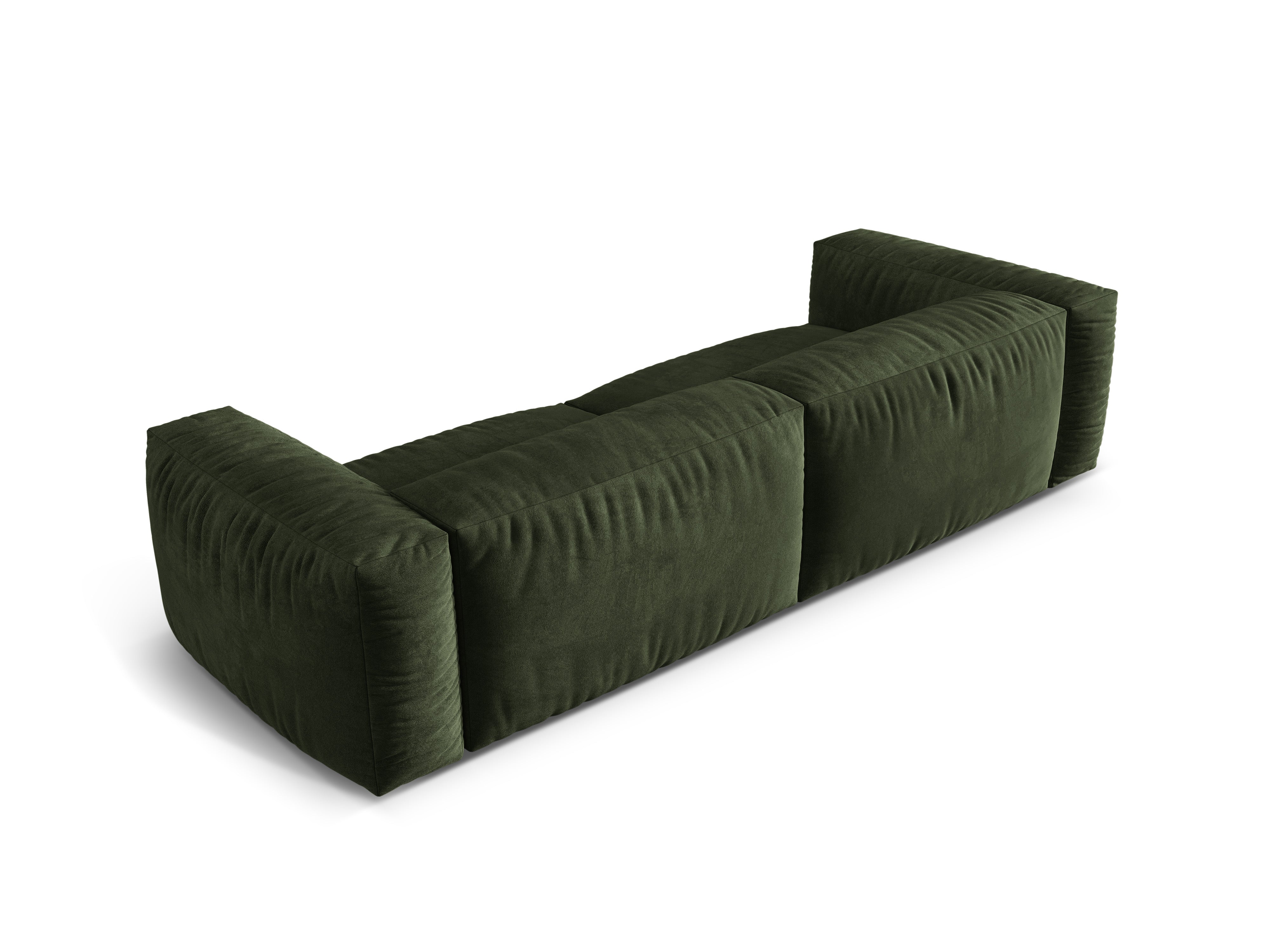 4-seater velvet sofa Martina Zielony