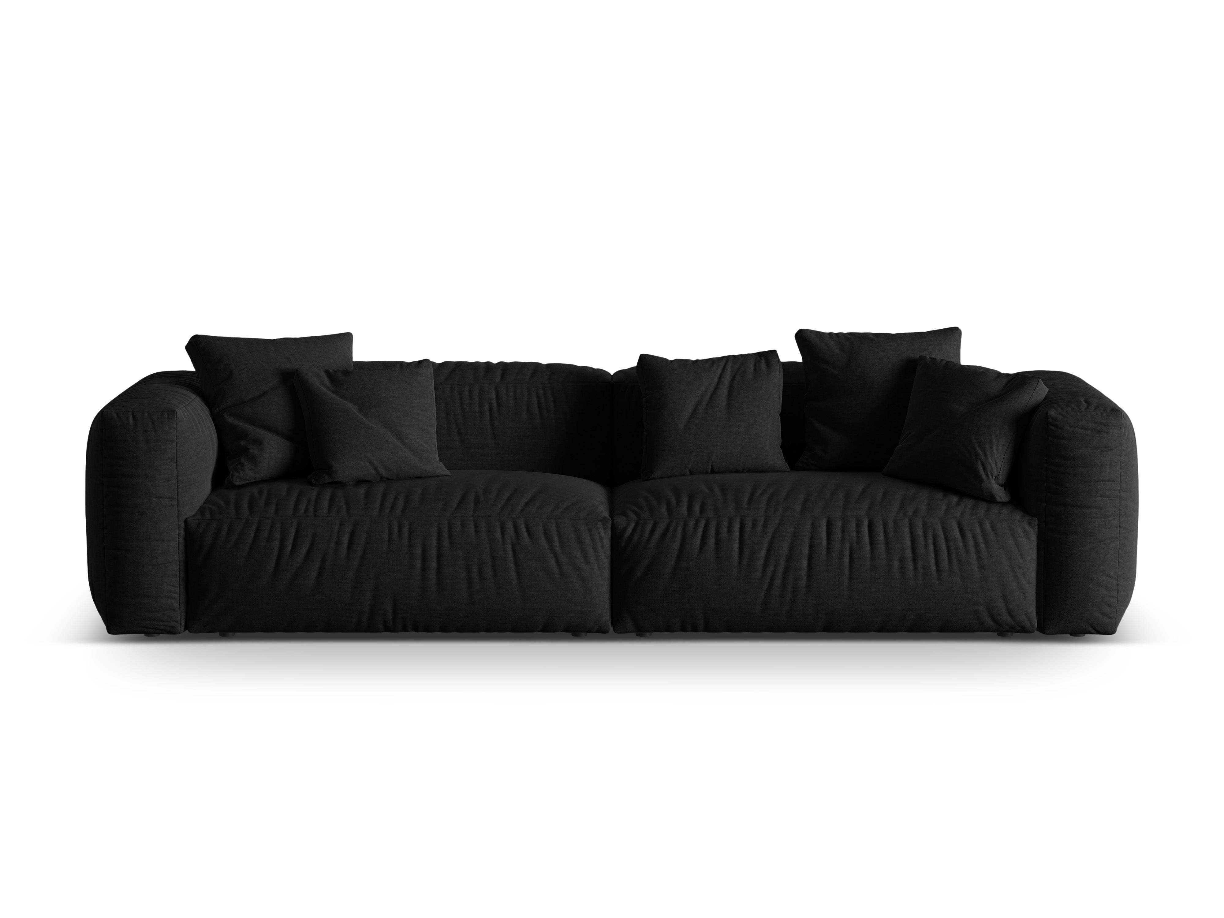 Sofa 4-osobowa MARTINA czarny – Micadoni