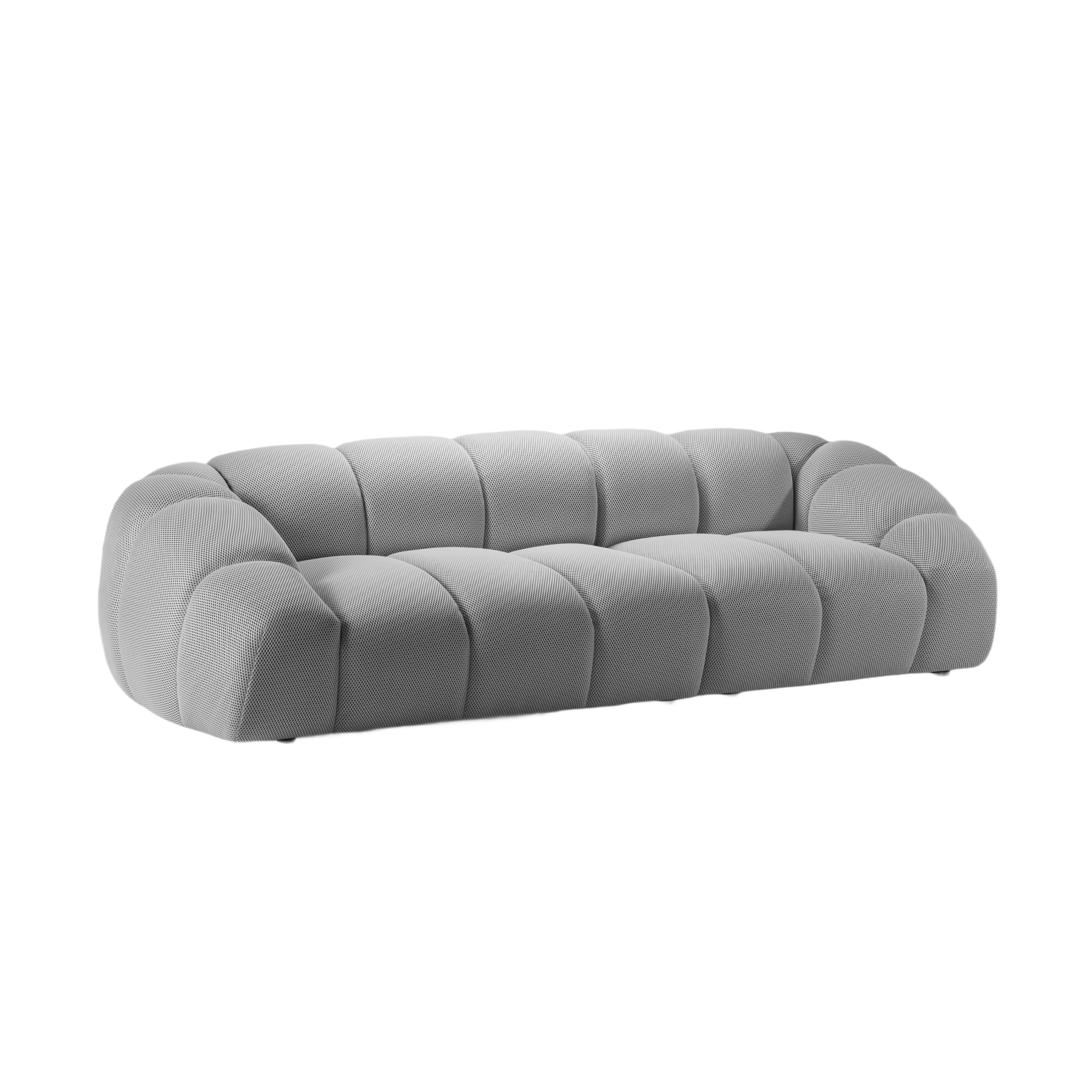4-seater Sofa DIANA silver