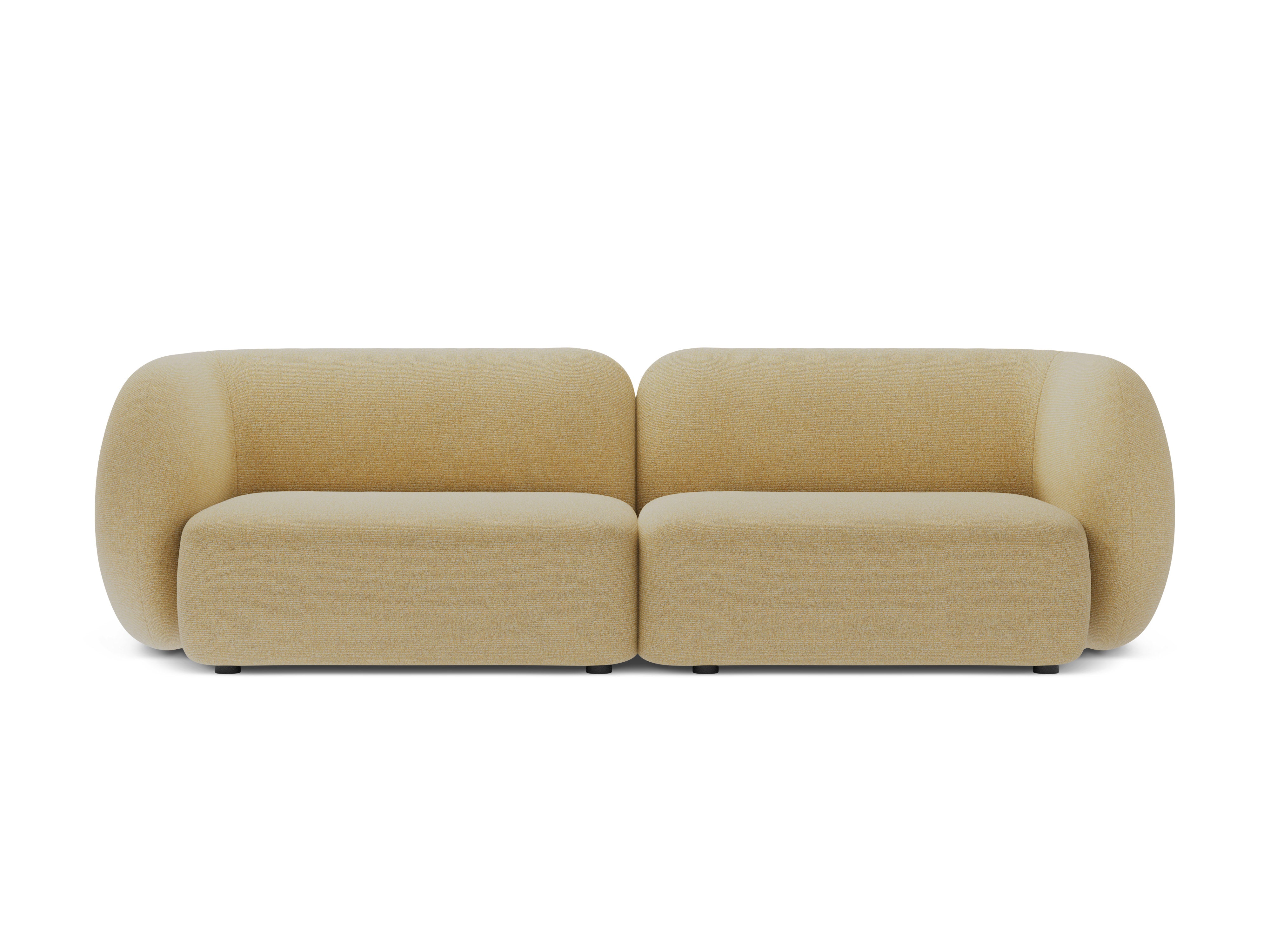 Sofa 4-osobowa KATE żółty melanż – Micadoni