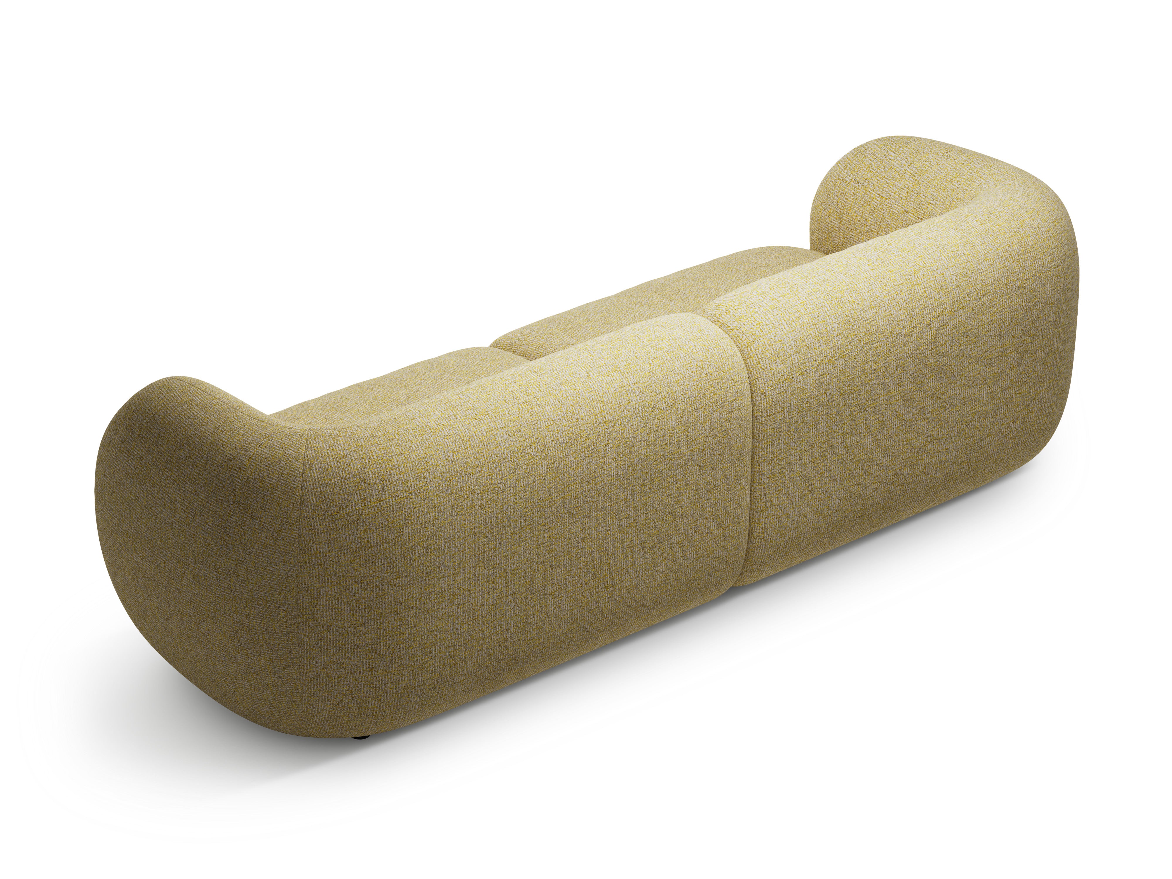 4-seater Sofa KATE yellow mélange