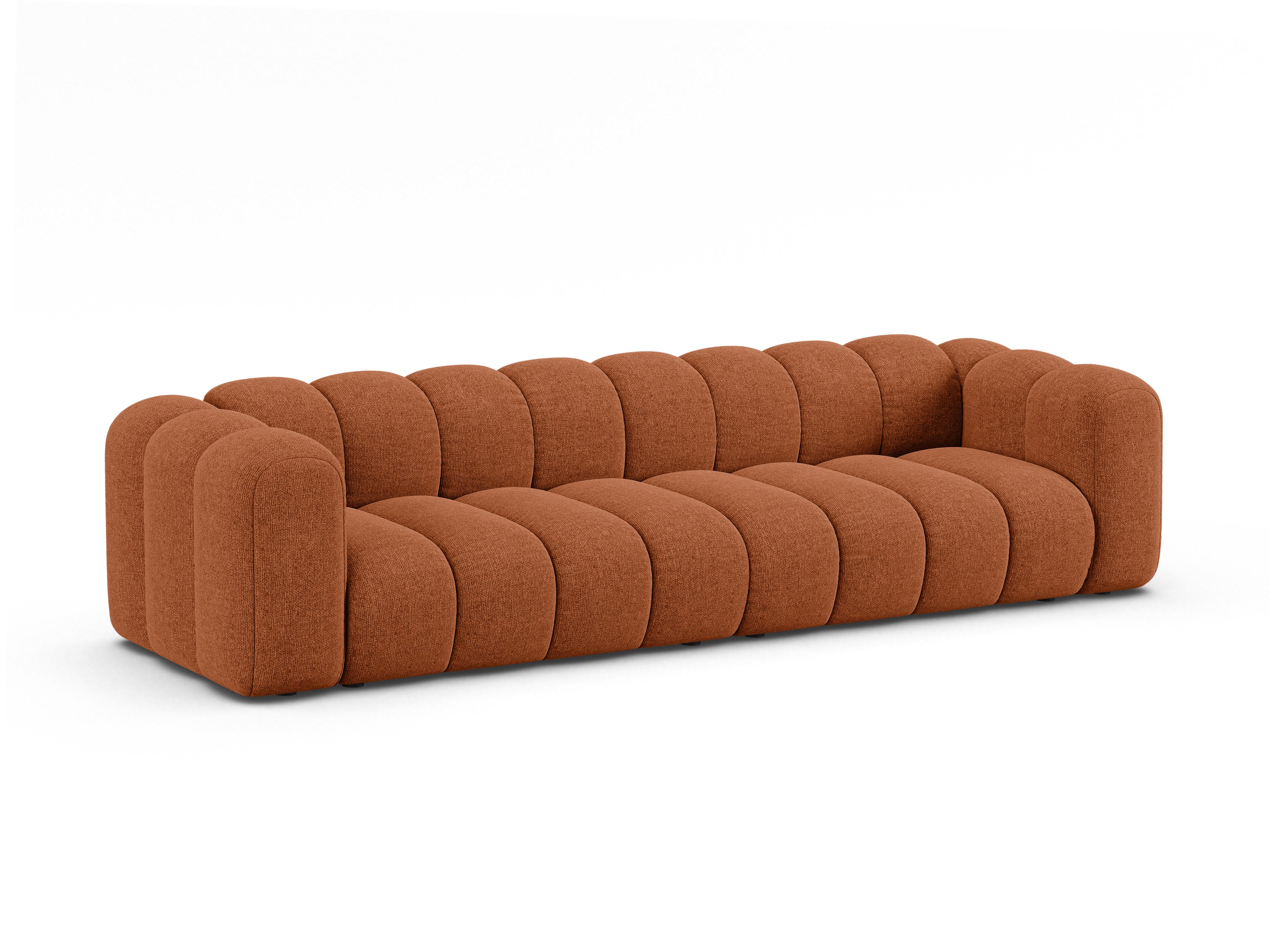 Sofa 4-osobowa LUPINE ceglany szenil – Micadoni