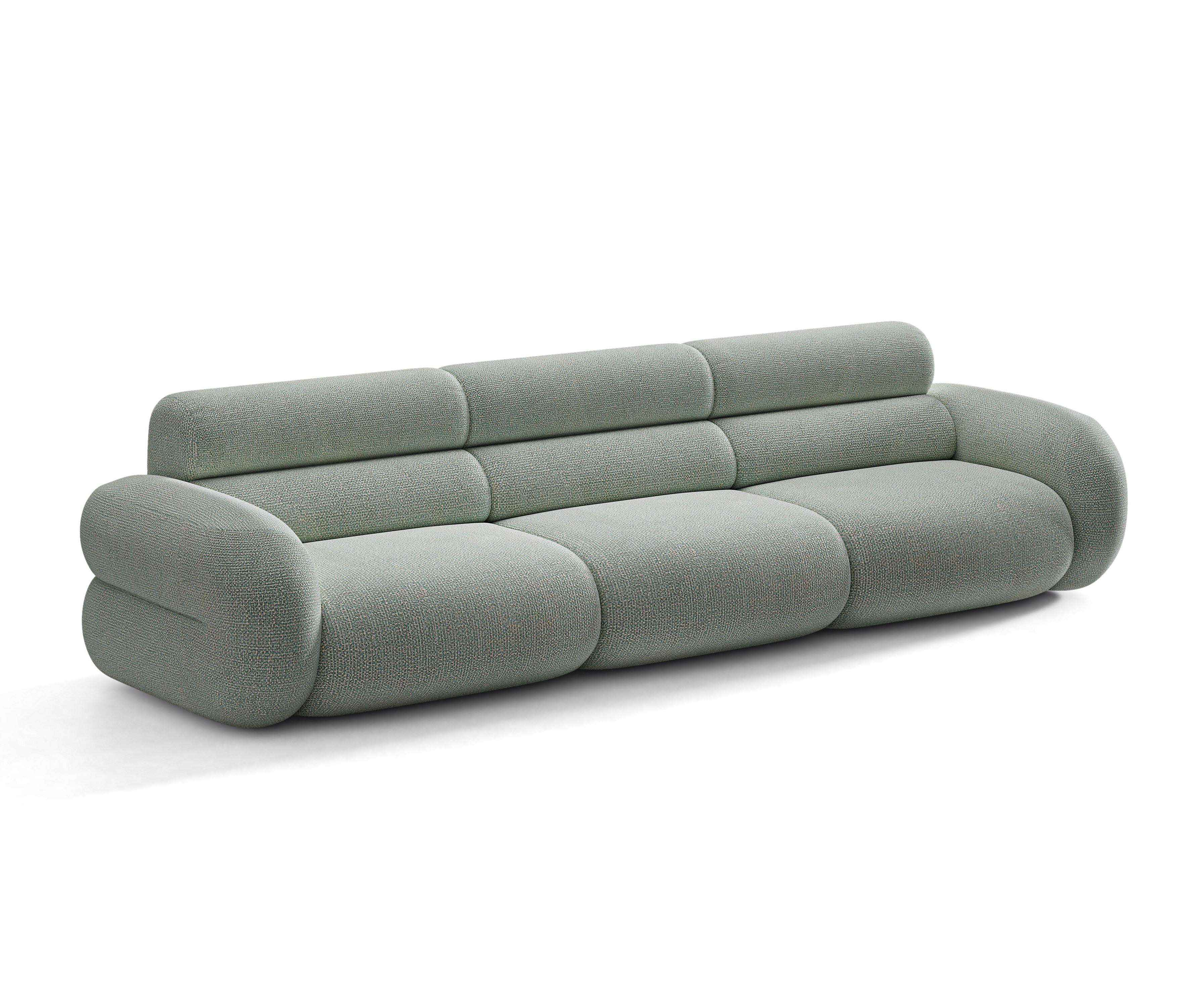 Sofa für 4 Personen NEO in blauen Melange