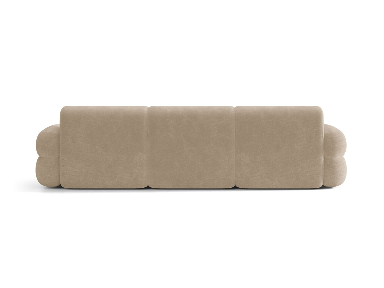 Sofa für 4 Personen NEO in beigem Chenille