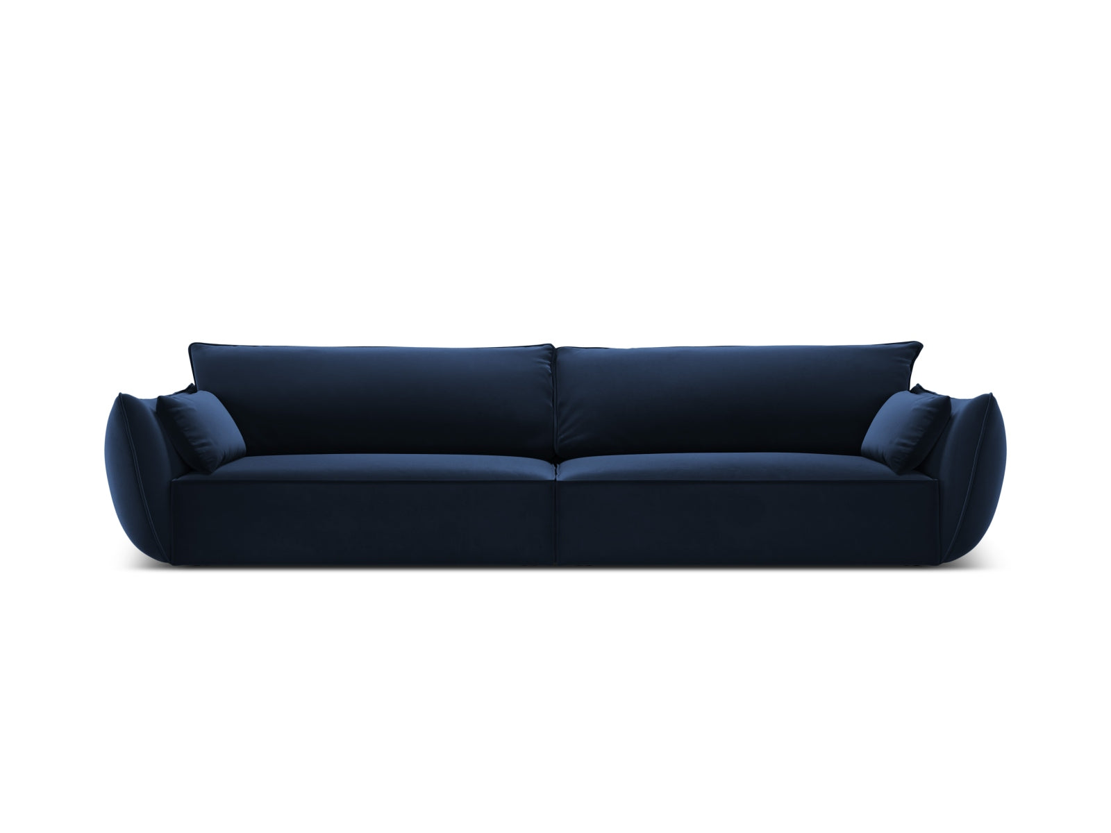 Sofa aksamitna 4-osobowa KAELLE kobaltowy – Micadoni
