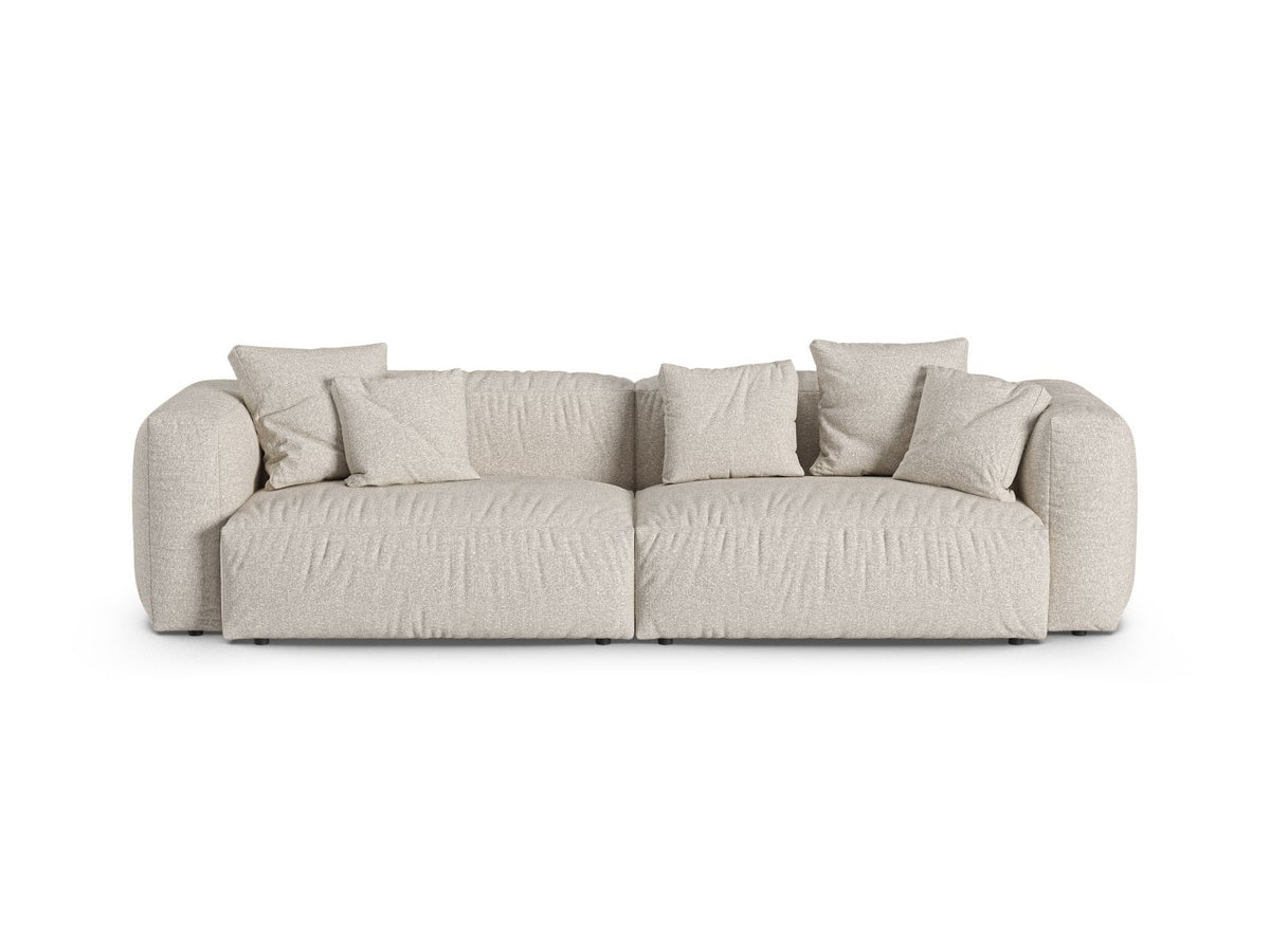 Sofa 4-osobowa XL MARTINA beżowy boucle – Micadoni
