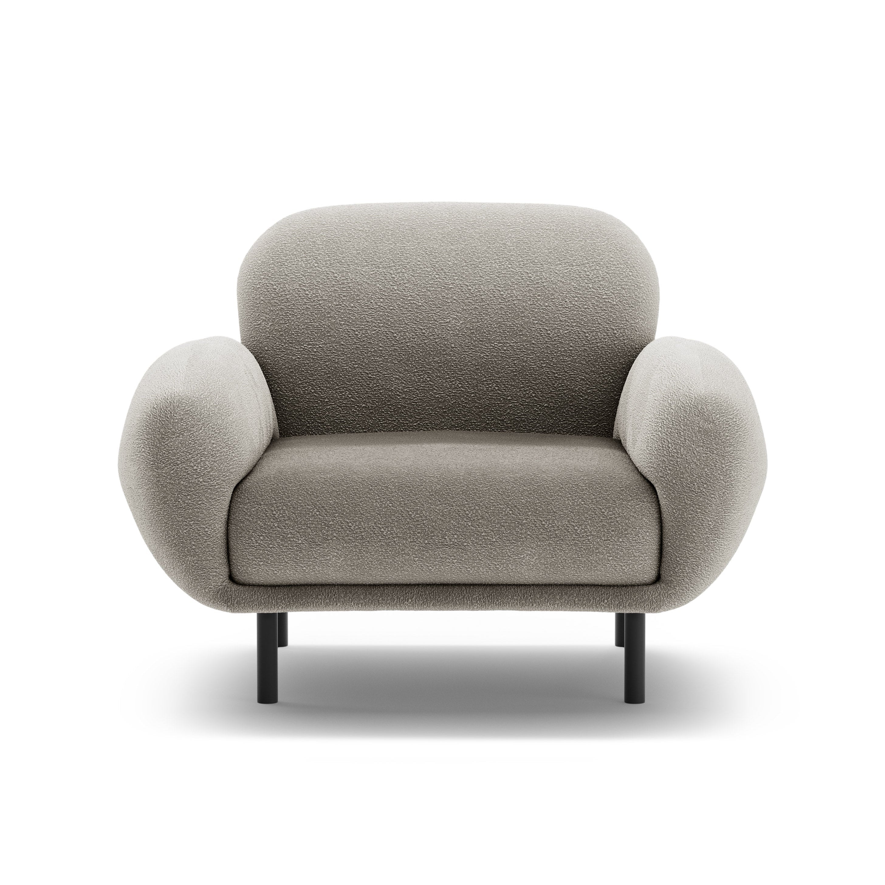 Sessel POPPY grauer Boucle
